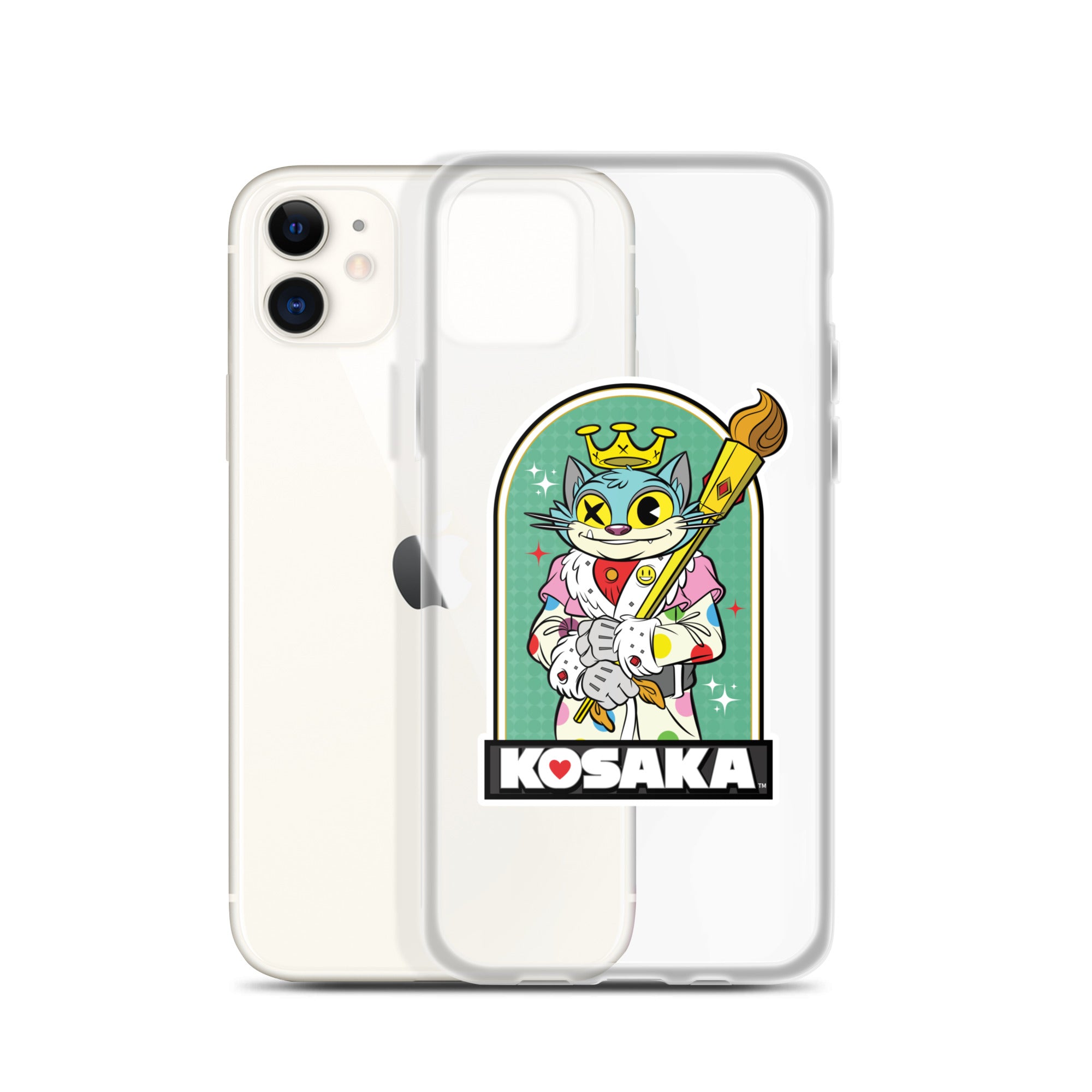 Kosaka King Cat Clear Case for iPhone®