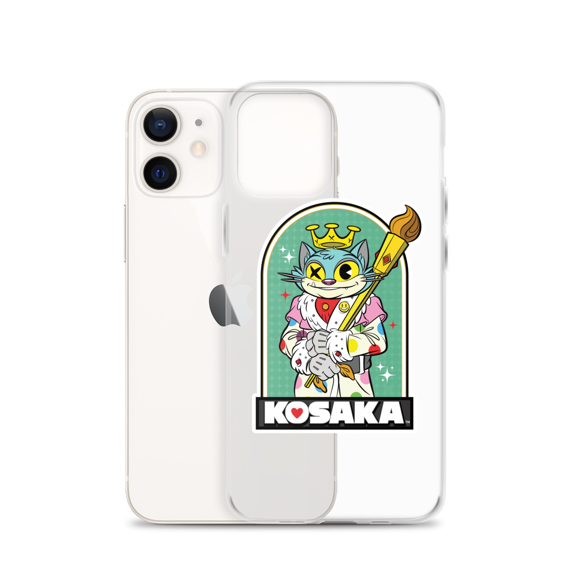 Kosaka King Cat Clear Case for iPhone®