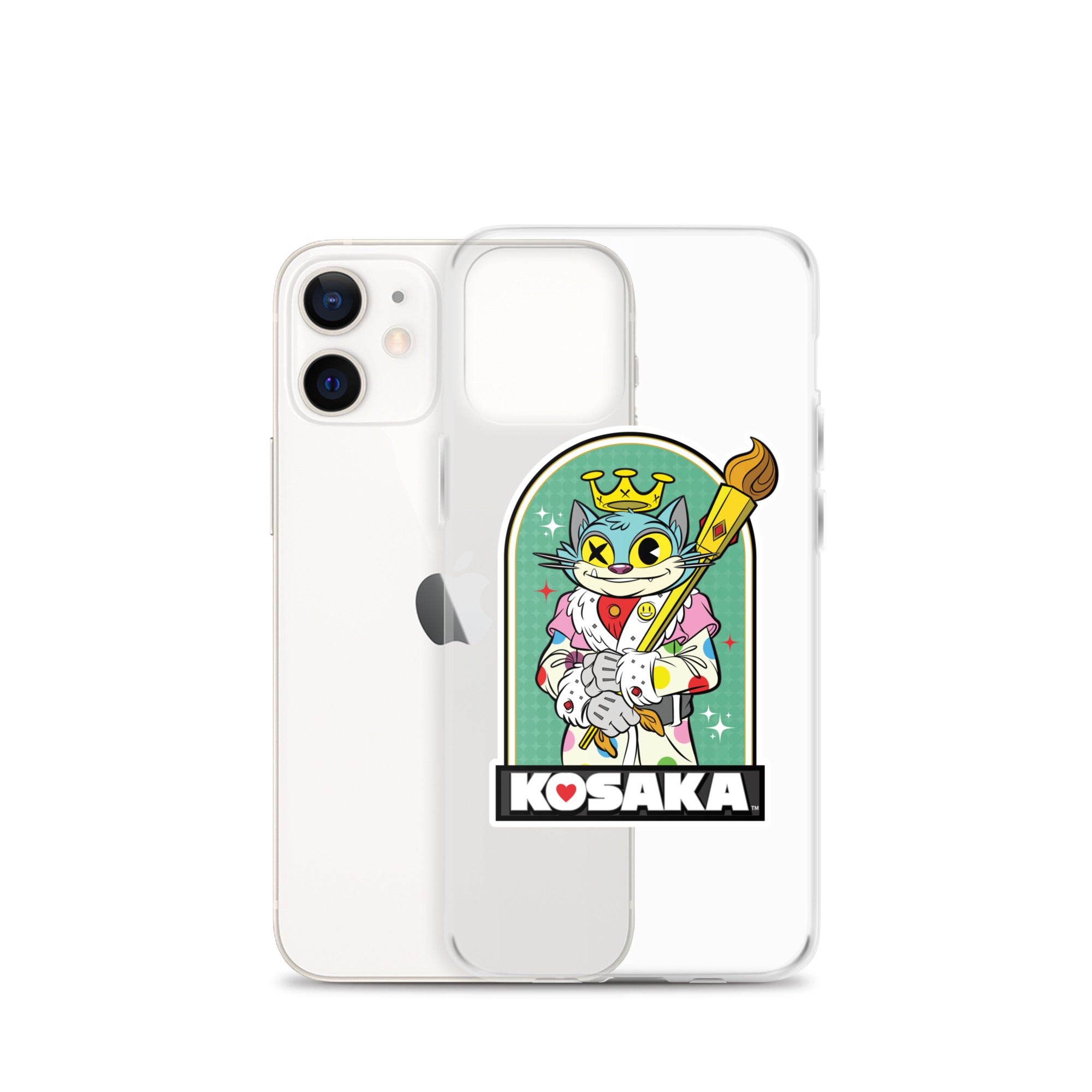 Kosaka King Cat Clear Case for iPhone®