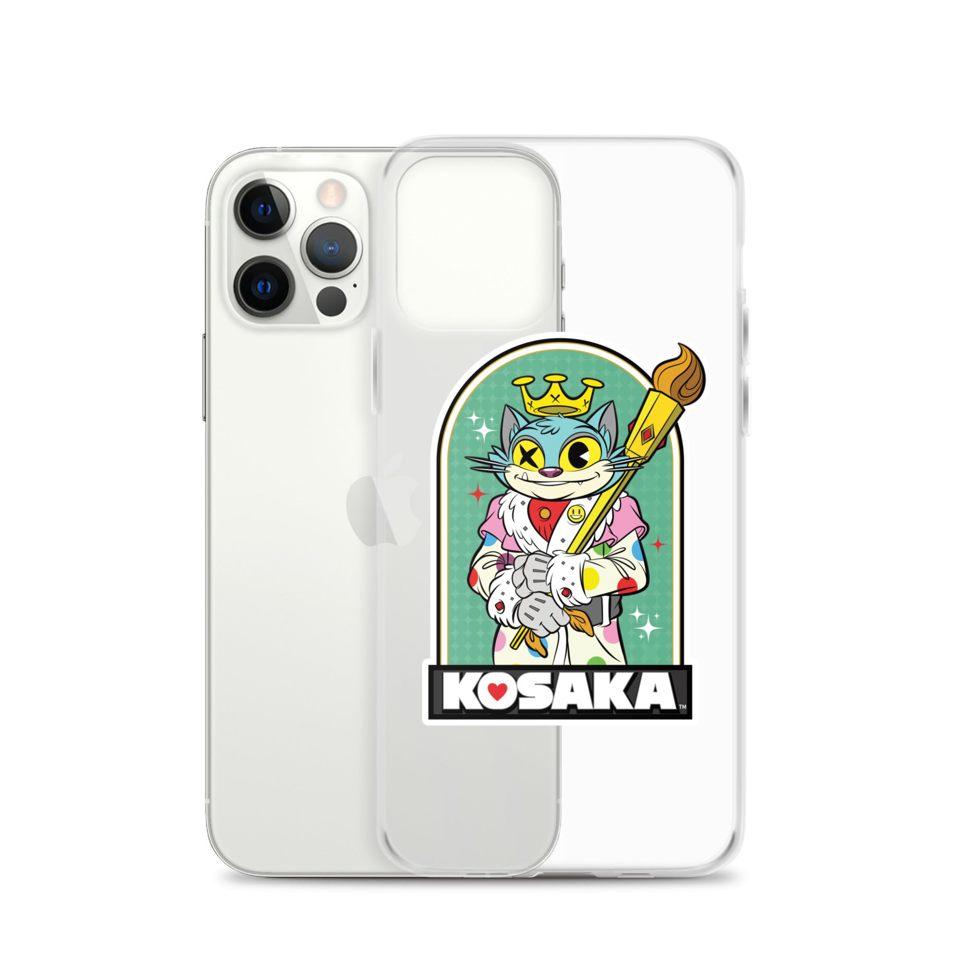 Kosaka King Cat Clear Case for iPhone®