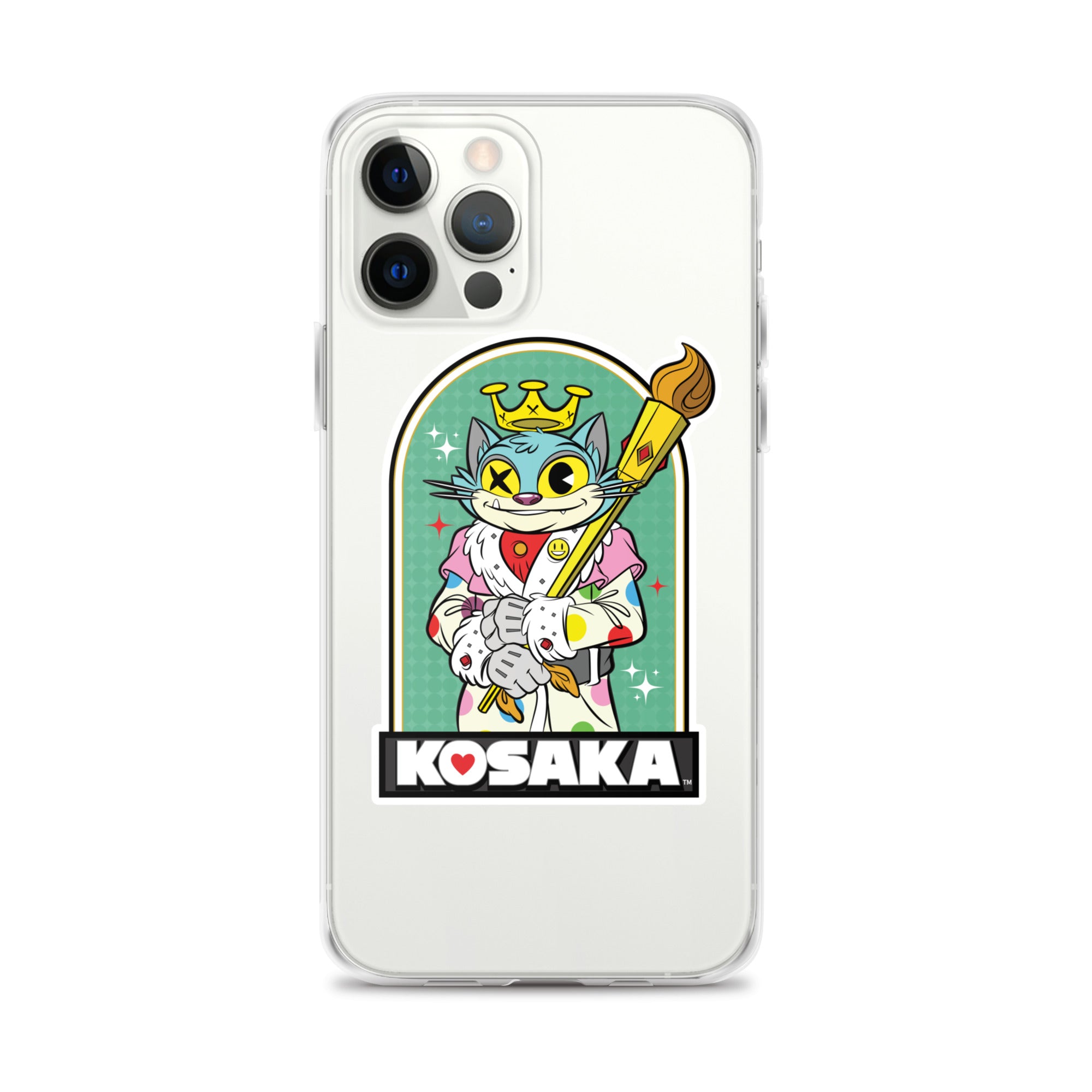 Kosaka King Cat Clear Case for iPhone®
