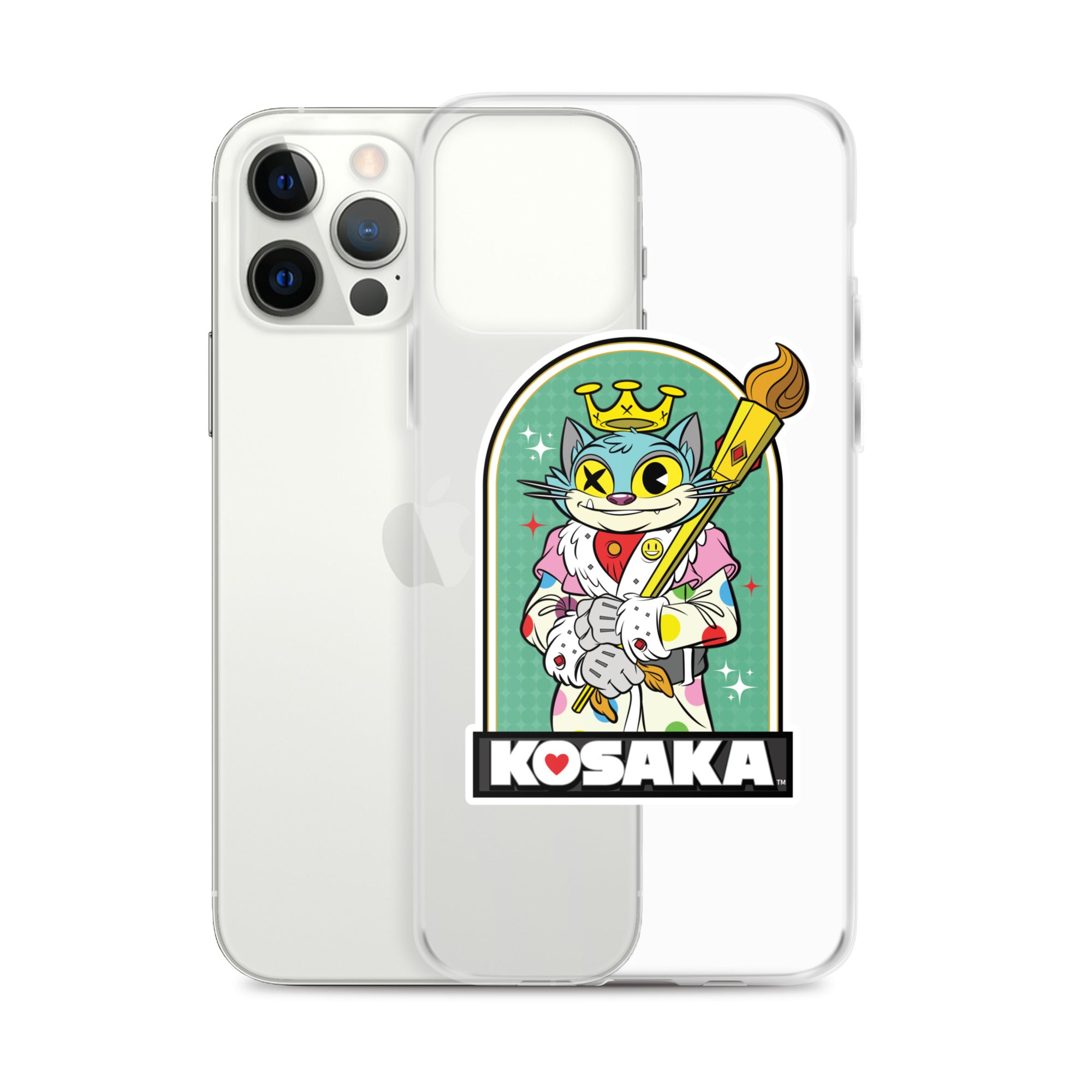 Kosaka King Cat Clear Case for iPhone®