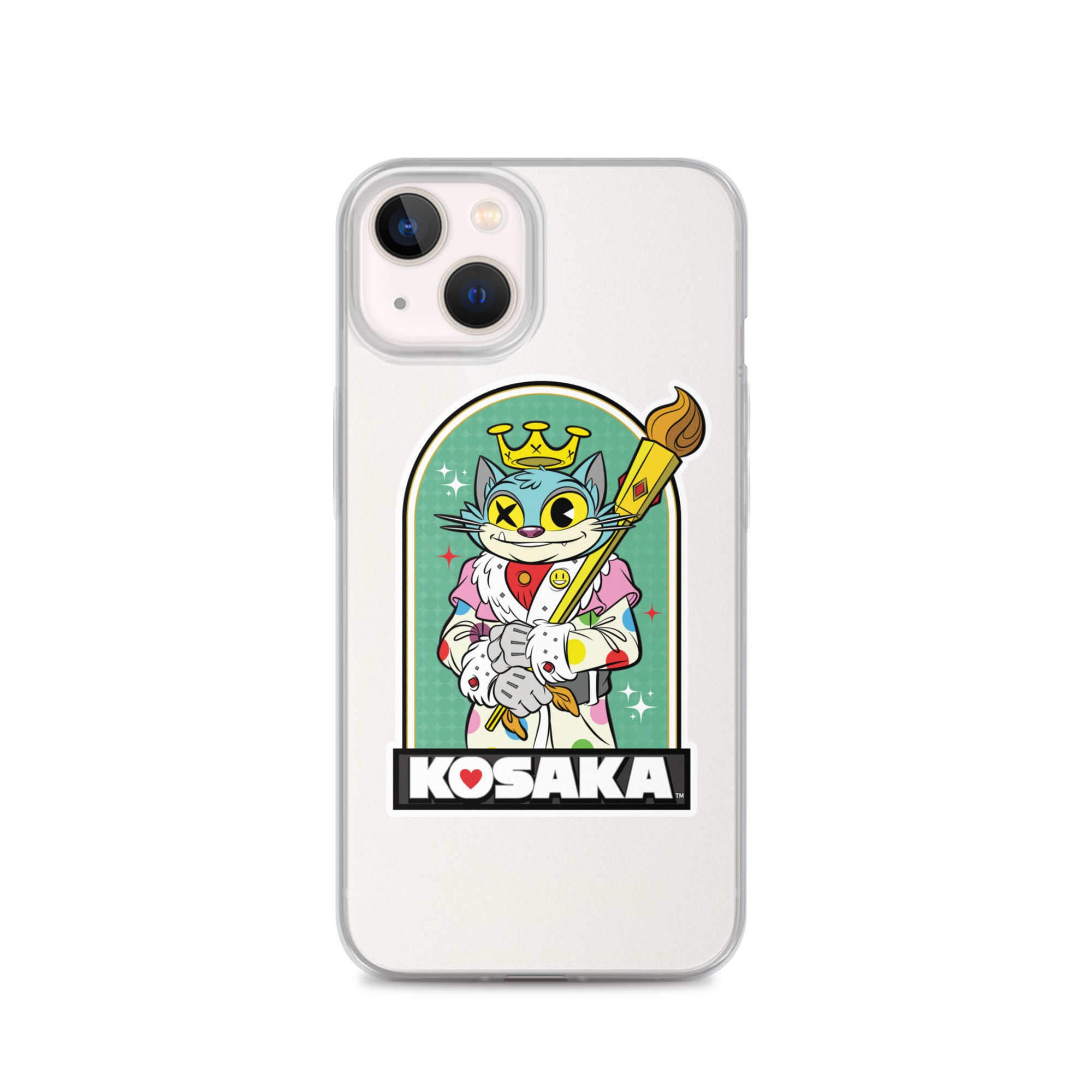 Kosaka King Cat Clear Case for iPhone®