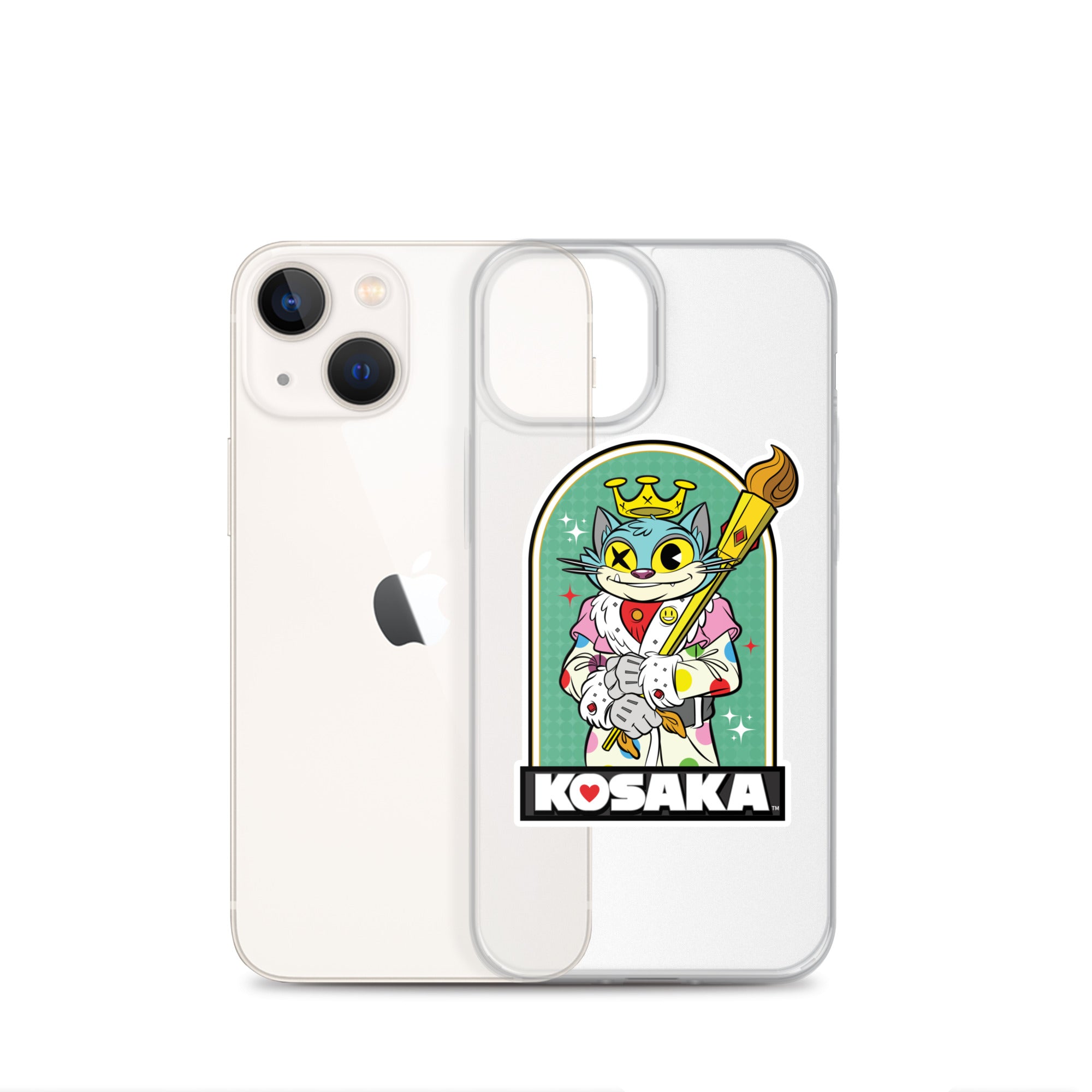 Kosaka King Cat Clear Case for iPhone®