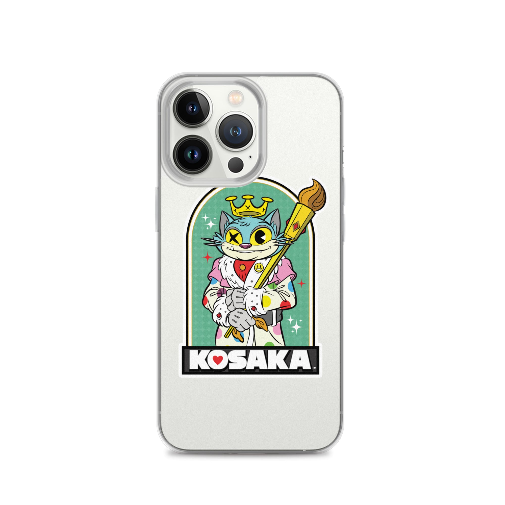 Kosaka King Cat Clear Case for iPhone®
