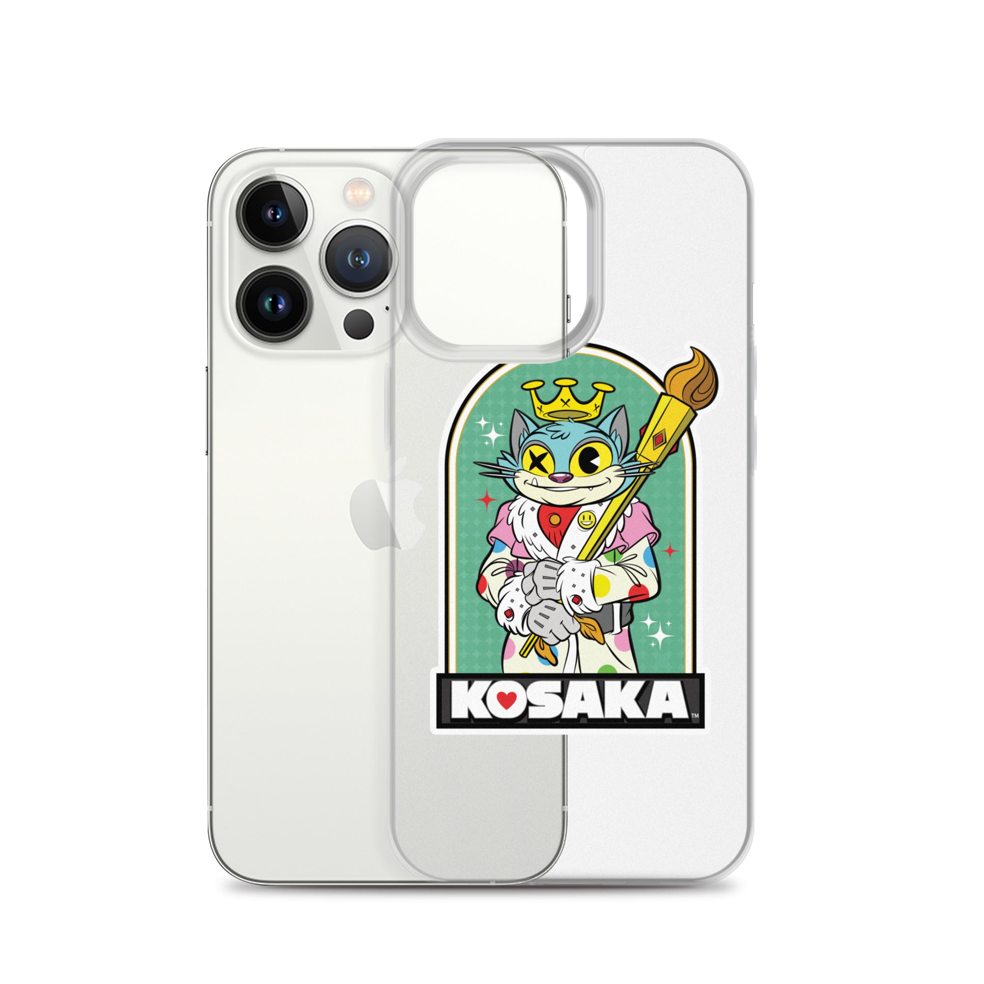 Kosaka King Cat Clear Case for iPhone®