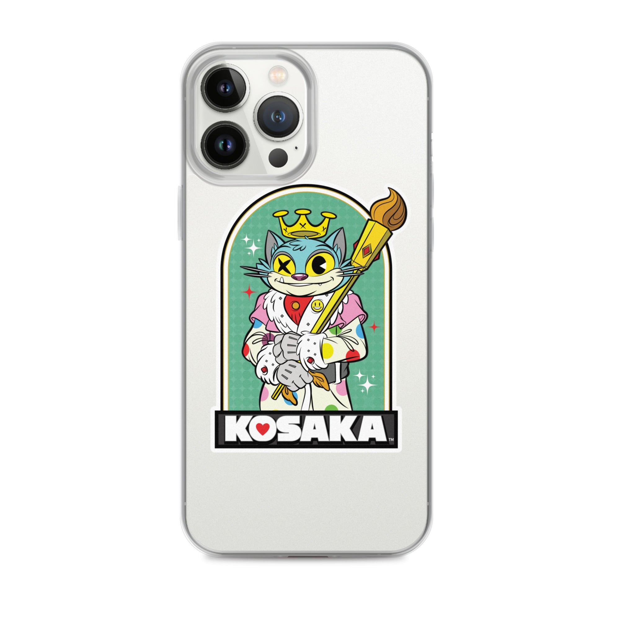 Kosaka King Cat Clear Case for iPhone®