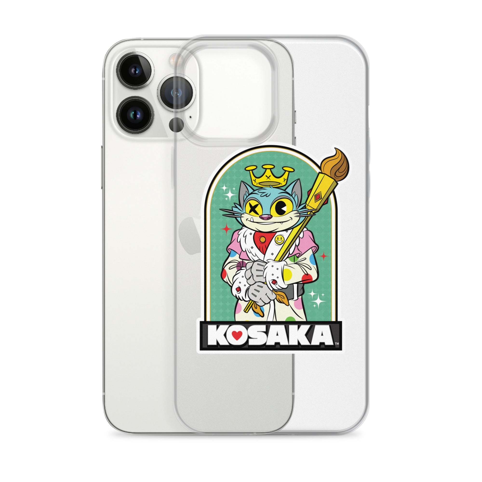 Kosaka King Cat Clear Case for iPhone®