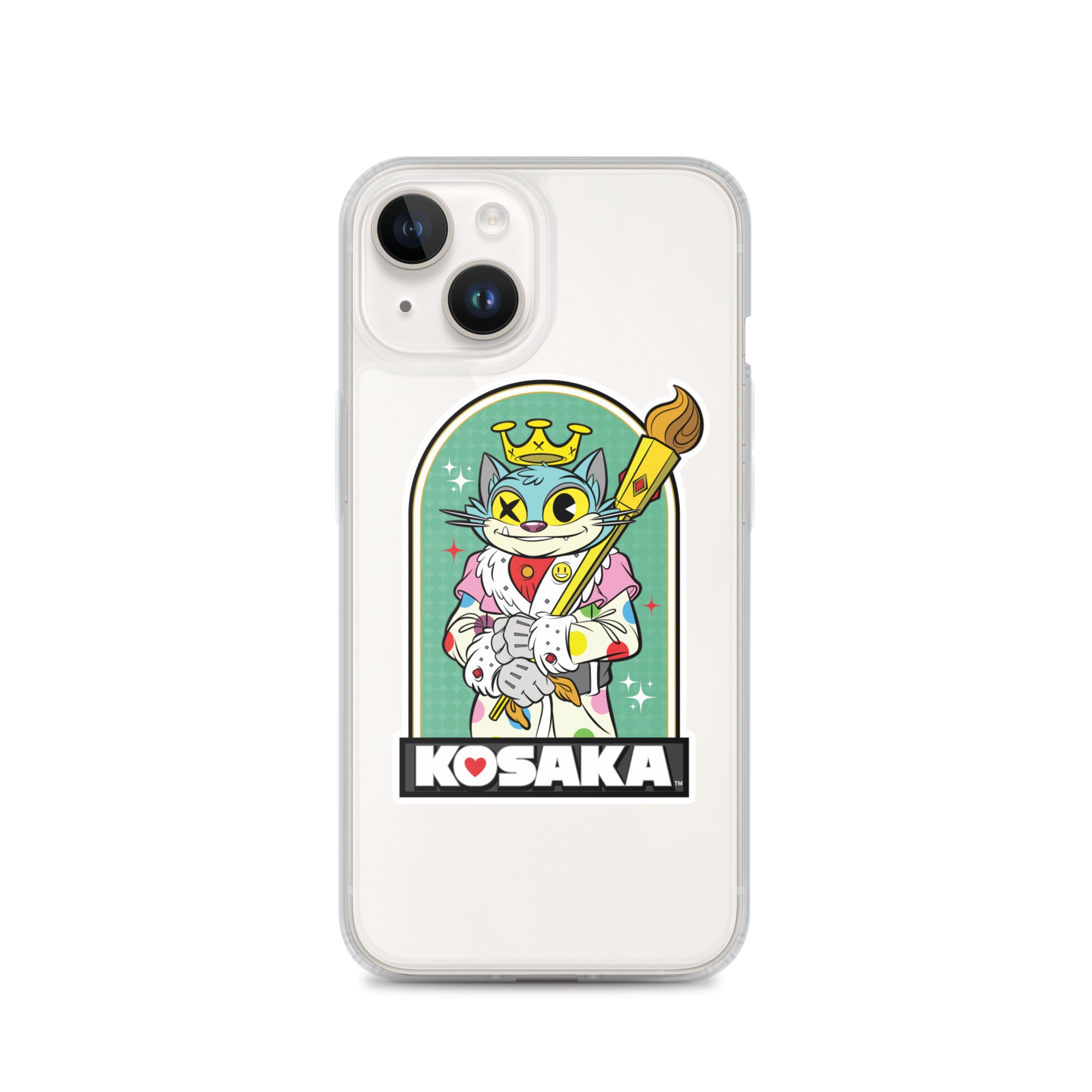 Kosaka King Cat Clear Case for iPhone®