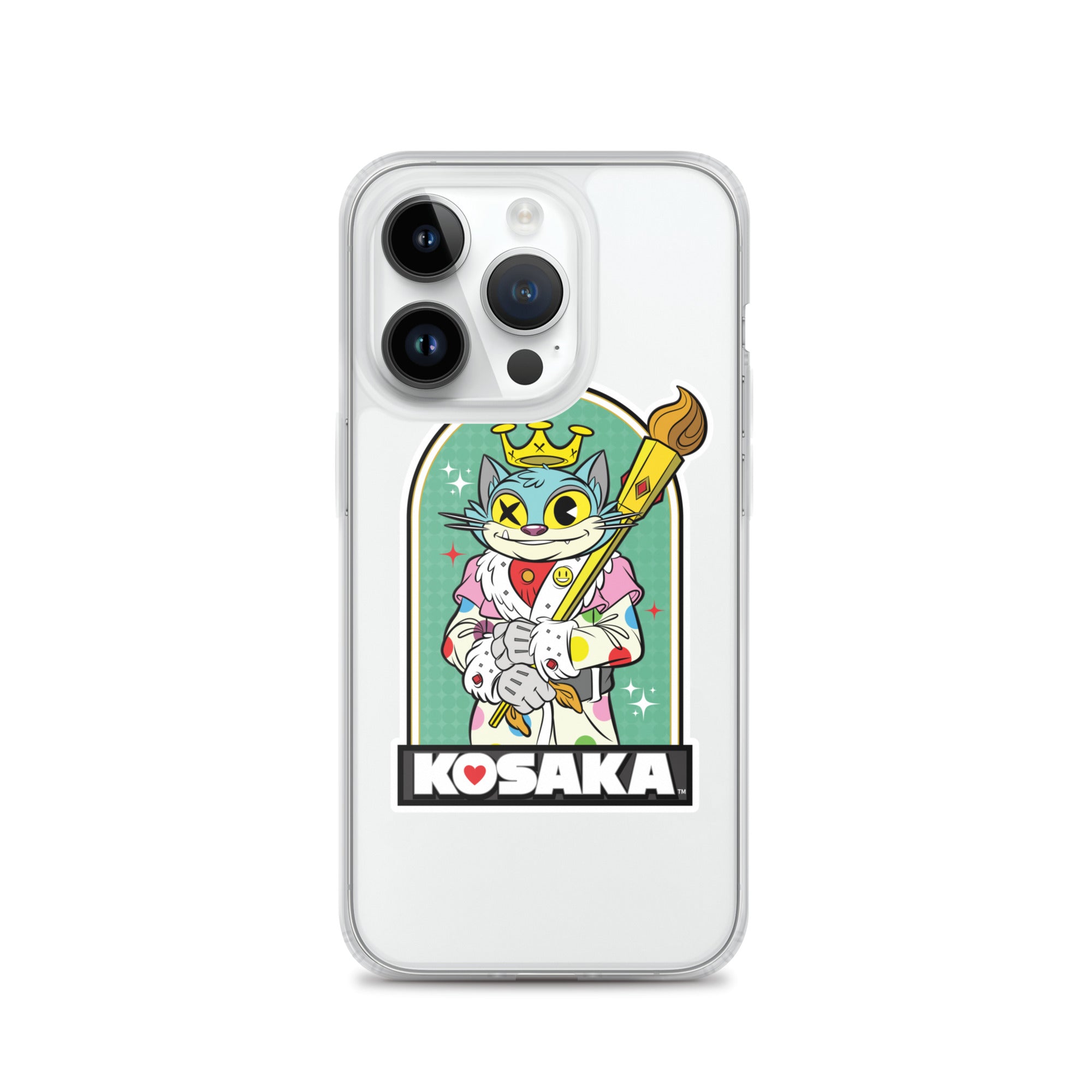 Kosaka King Cat Clear Case for iPhone®