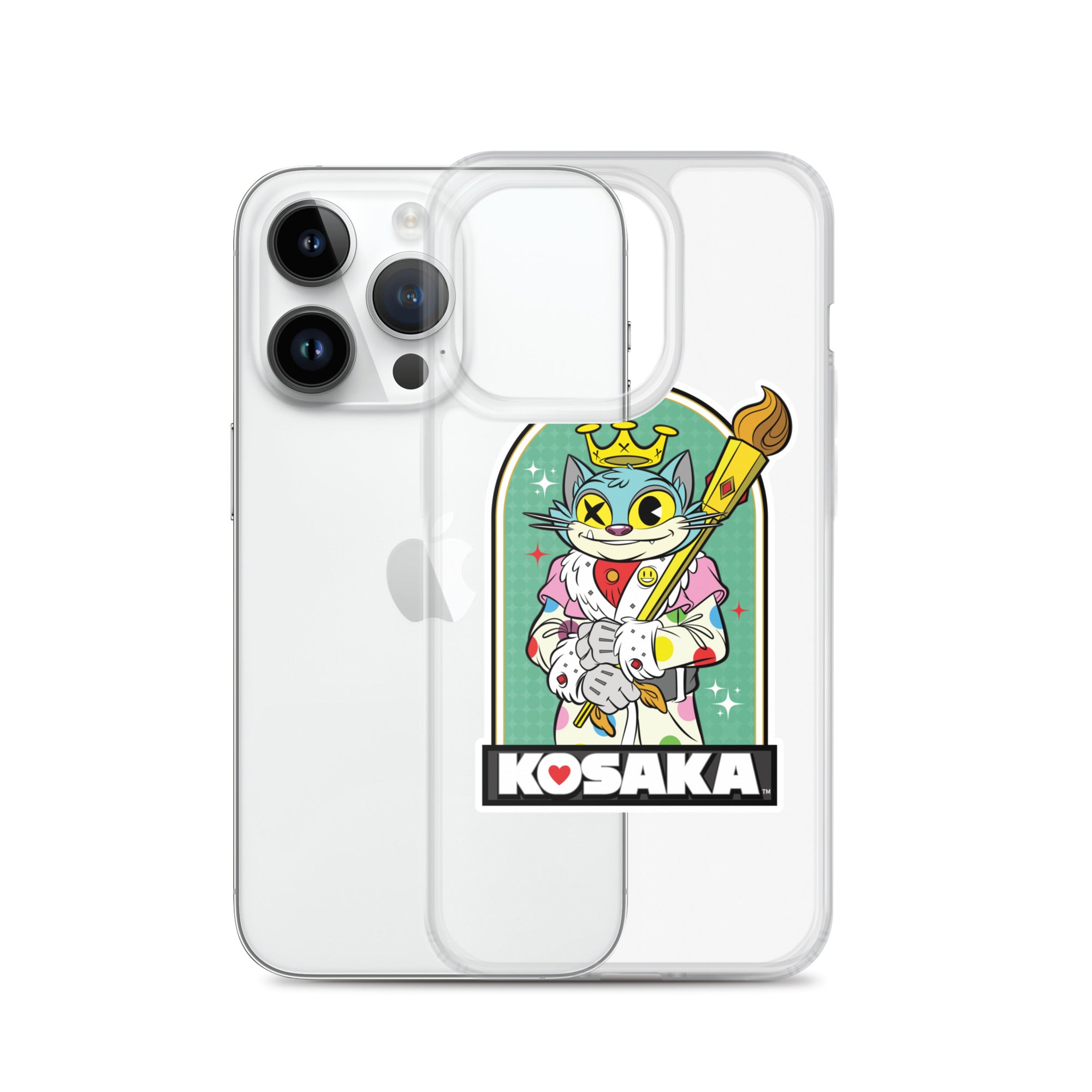 Kosaka King Cat Clear Case for iPhone®