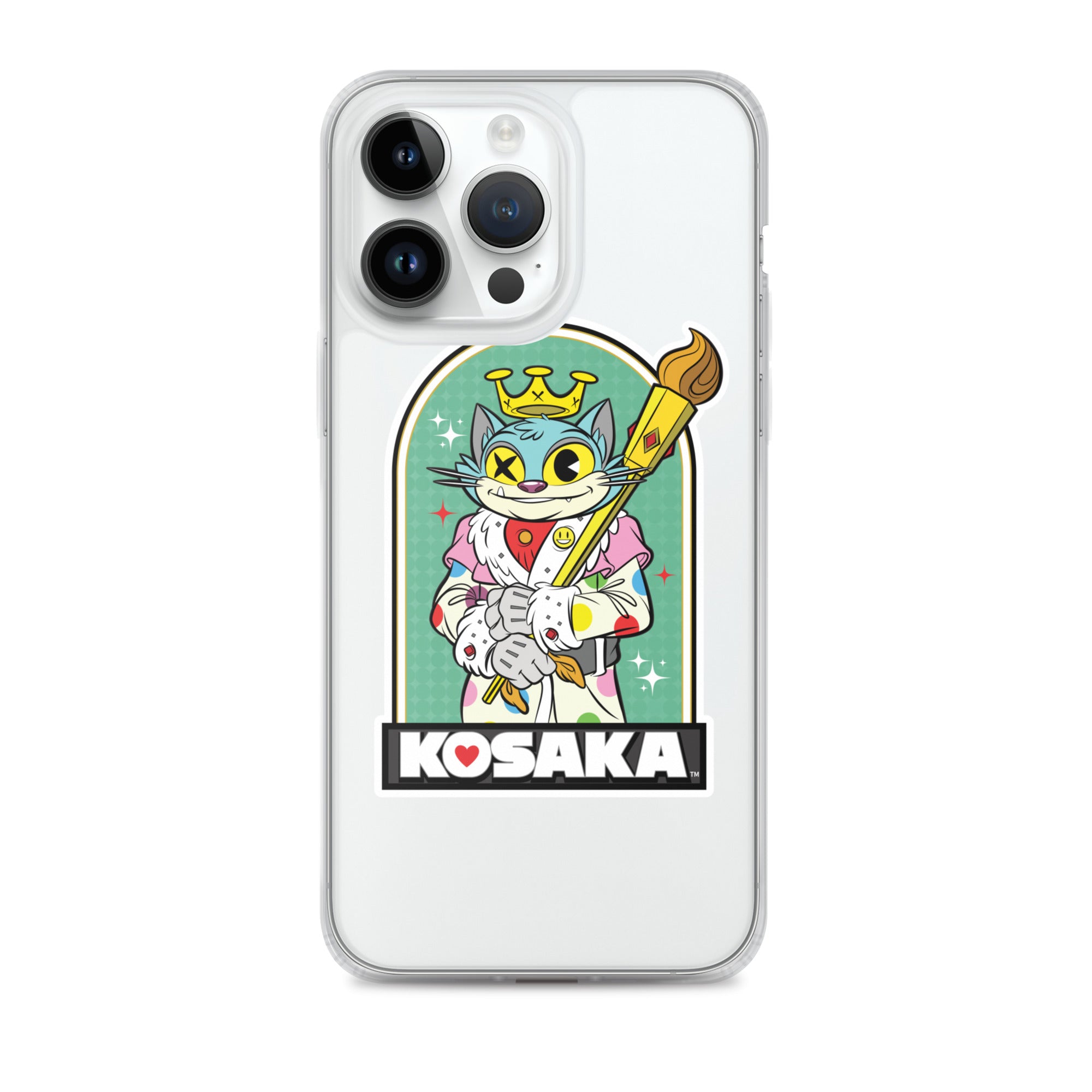 Kosaka King Cat Clear Case for iPhone®