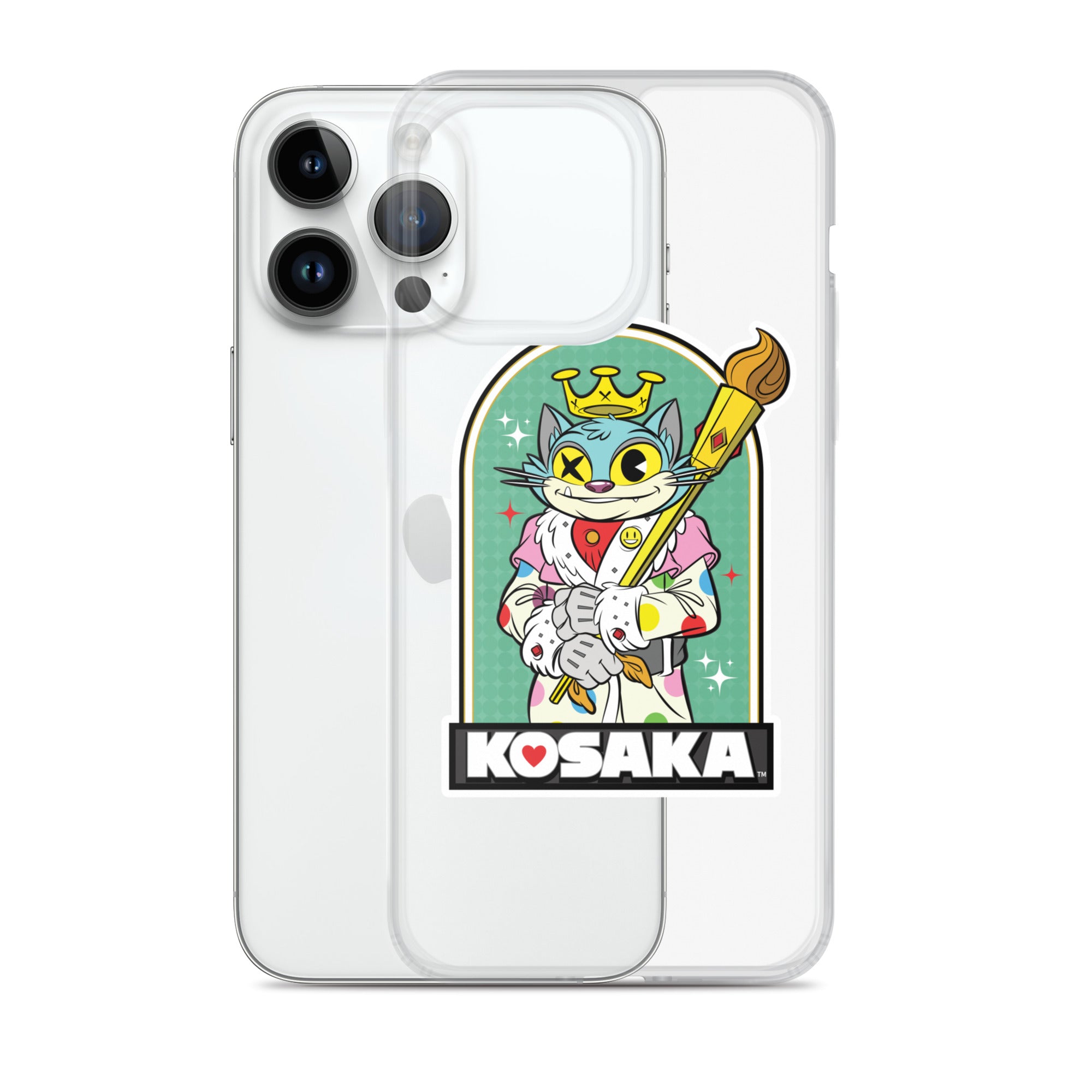 Kosaka King Cat Clear Case for iPhone®