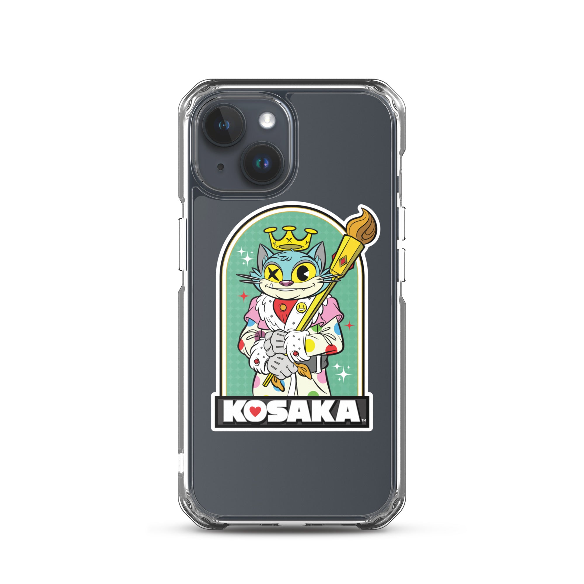 Kosaka King Cat Clear Case for iPhone®