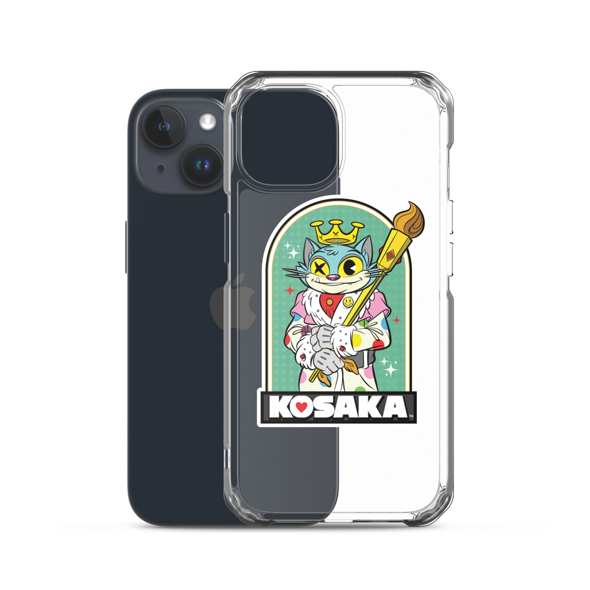 Kosaka King Cat Clear Case for iPhone®