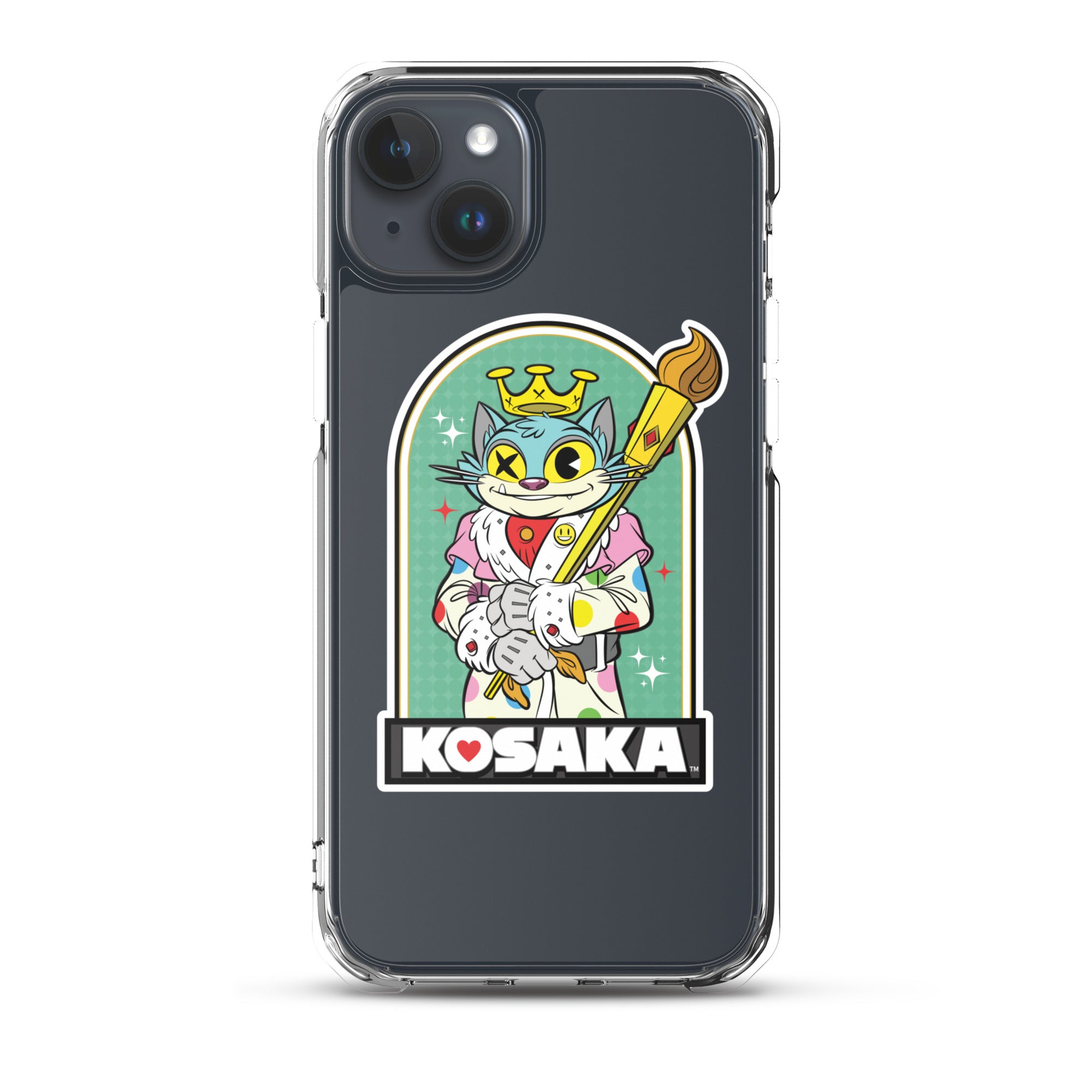 Kosaka King Cat Clear Case for iPhone®