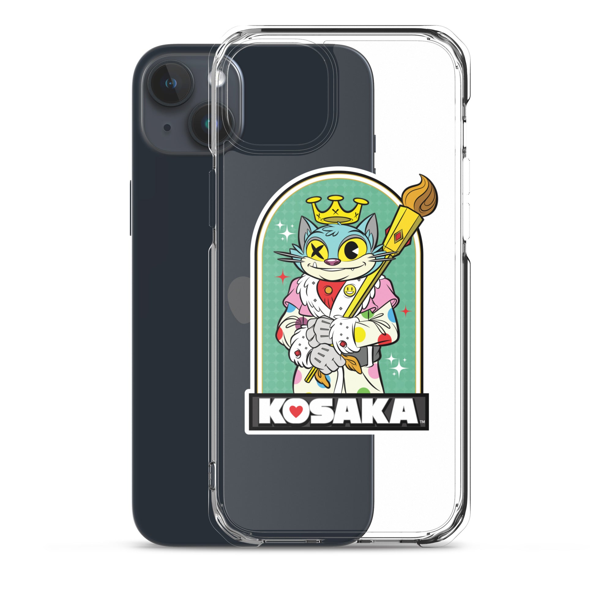 Kosaka King Cat Clear Case for iPhone®