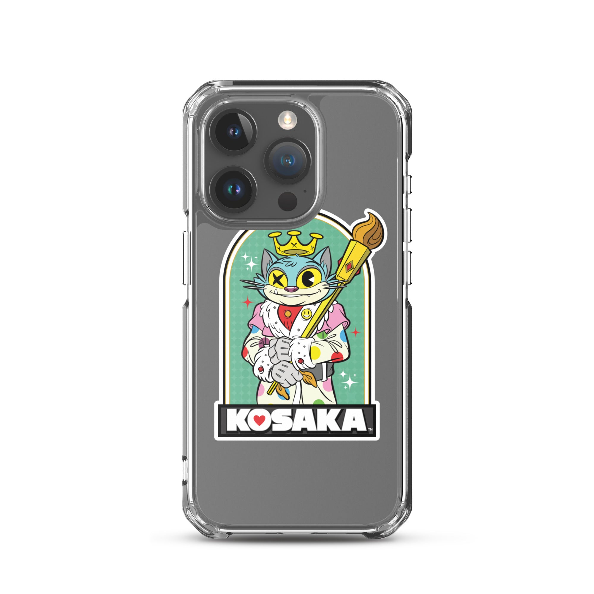 Kosaka King Cat Clear Case for iPhone®