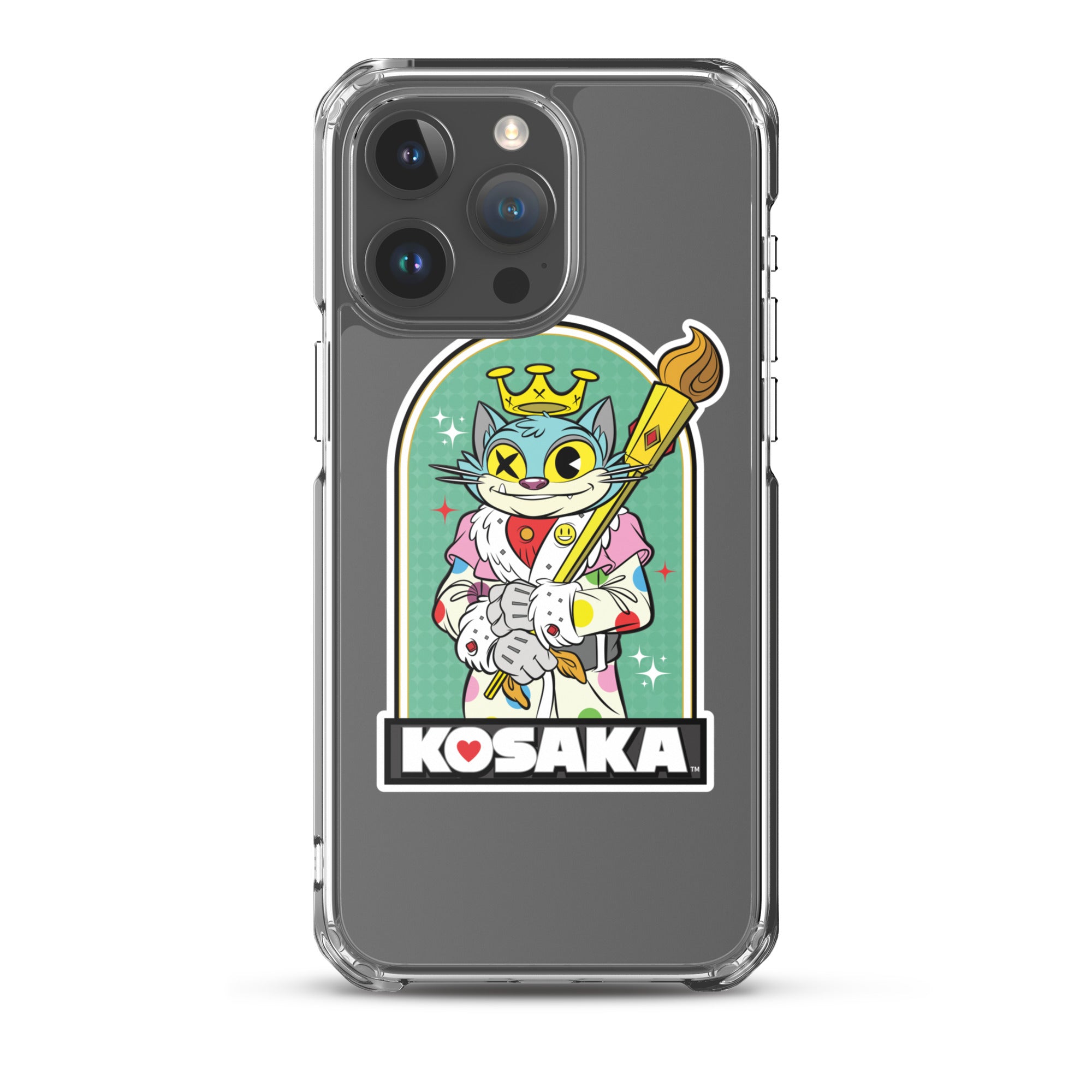 Kosaka King Cat Clear Case for iPhone®