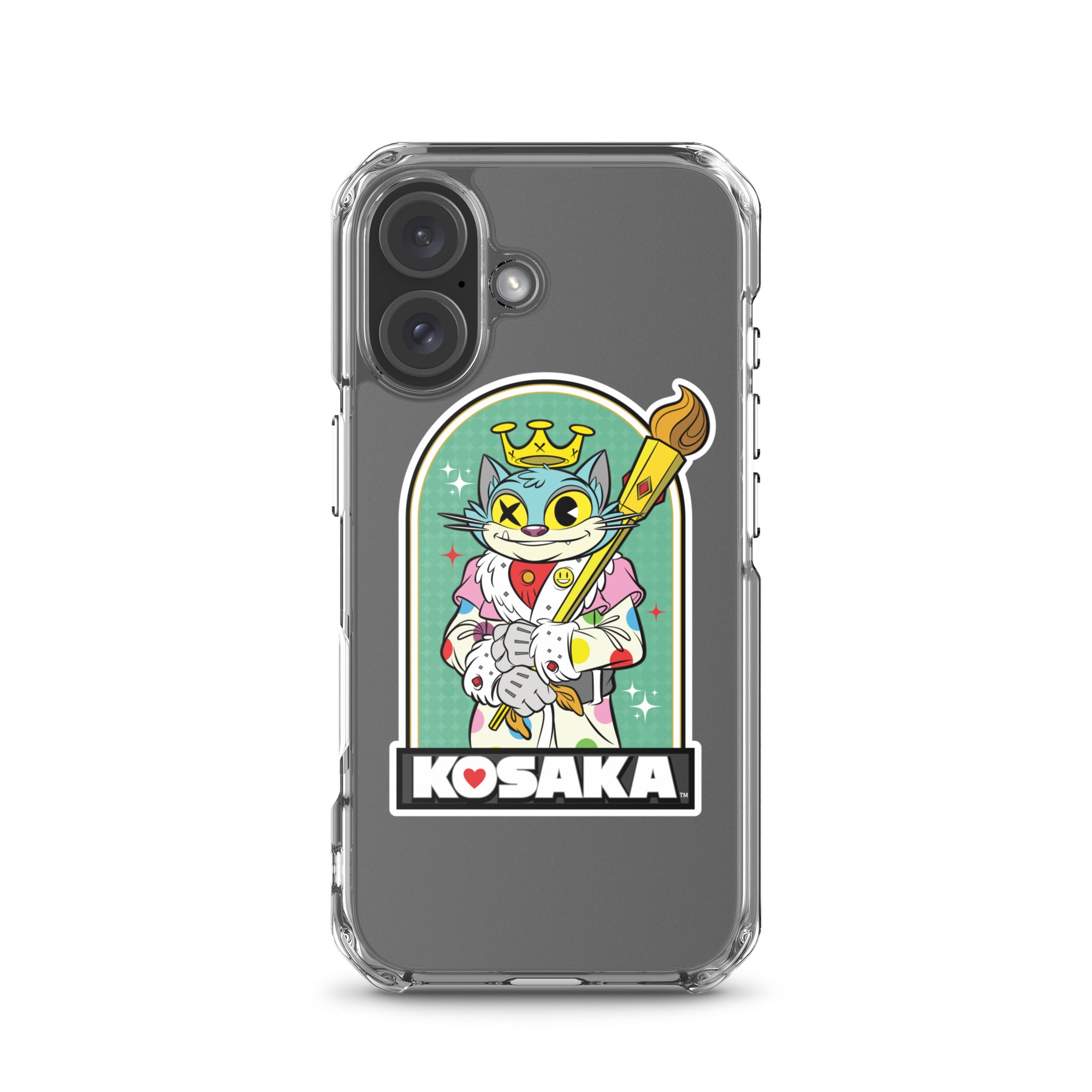 Kosaka King Cat Clear Case for iPhone®