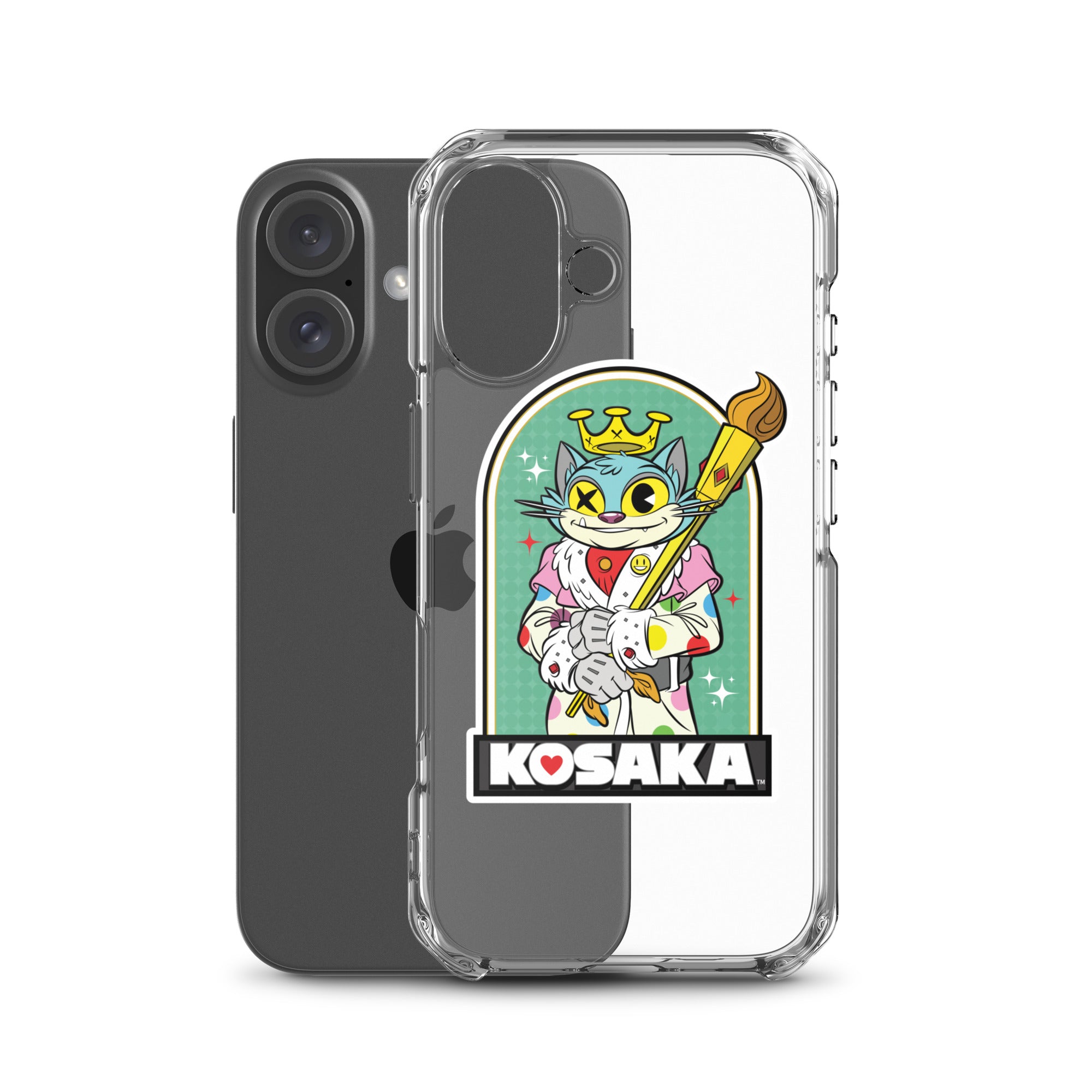 Kosaka King Cat Clear Case for iPhone®