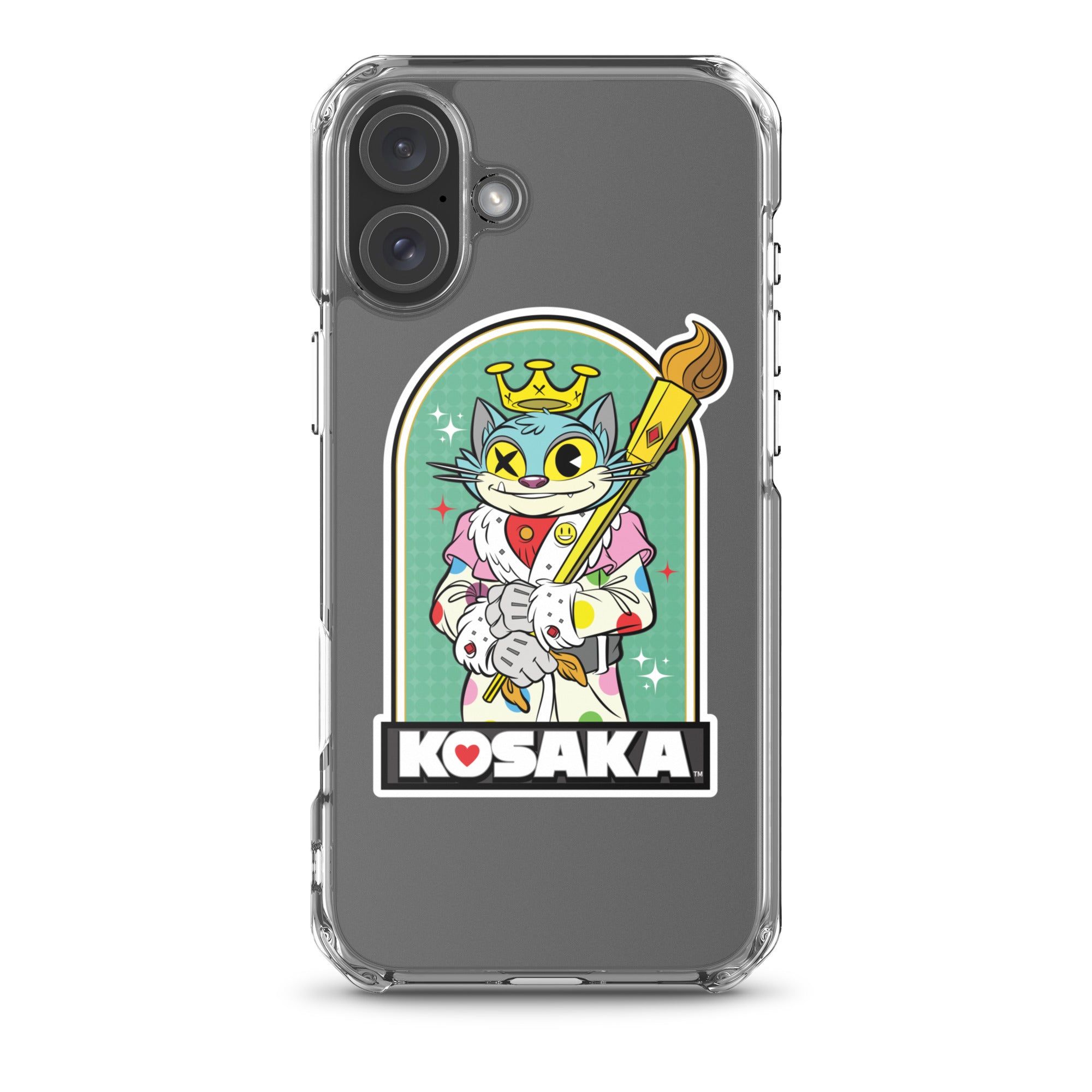 Kosaka King Cat Clear Case for iPhone®