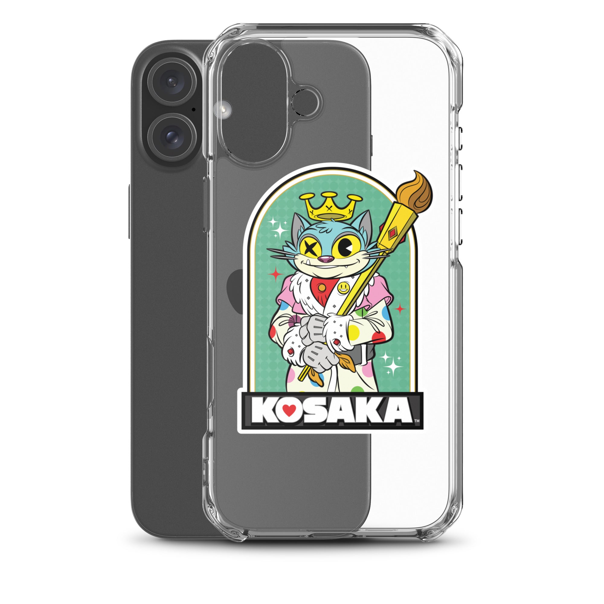 Kosaka King Cat Clear Case for iPhone®