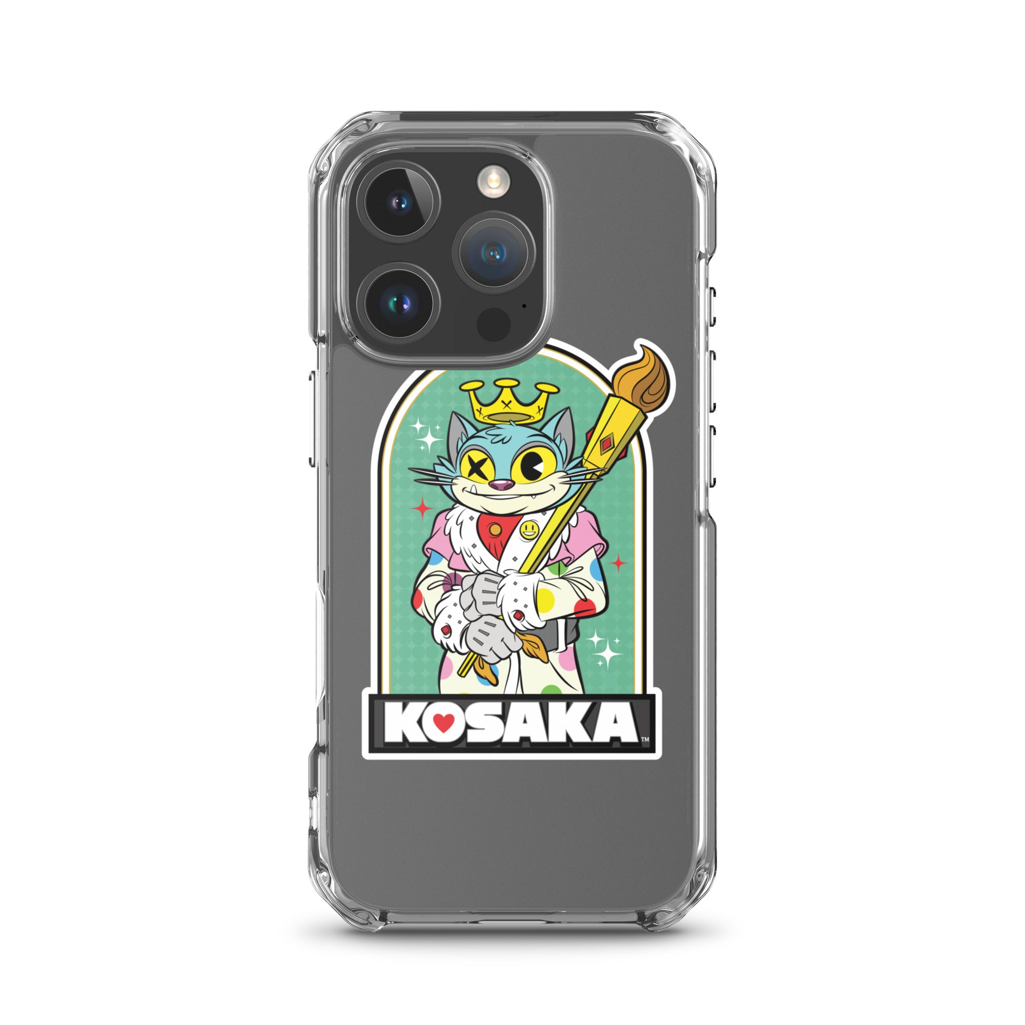 Kosaka King Cat Clear Case for iPhone®