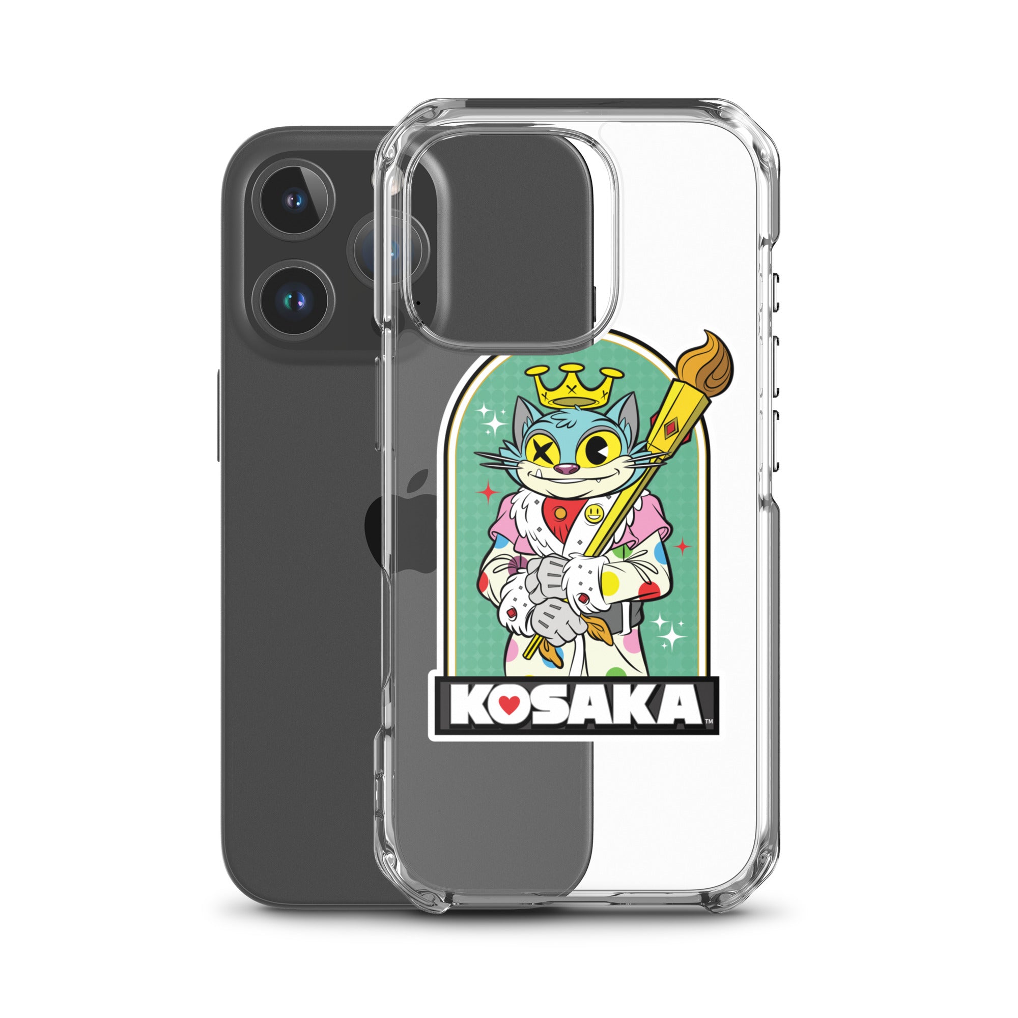 Kosaka King Cat Clear Case for iPhone®