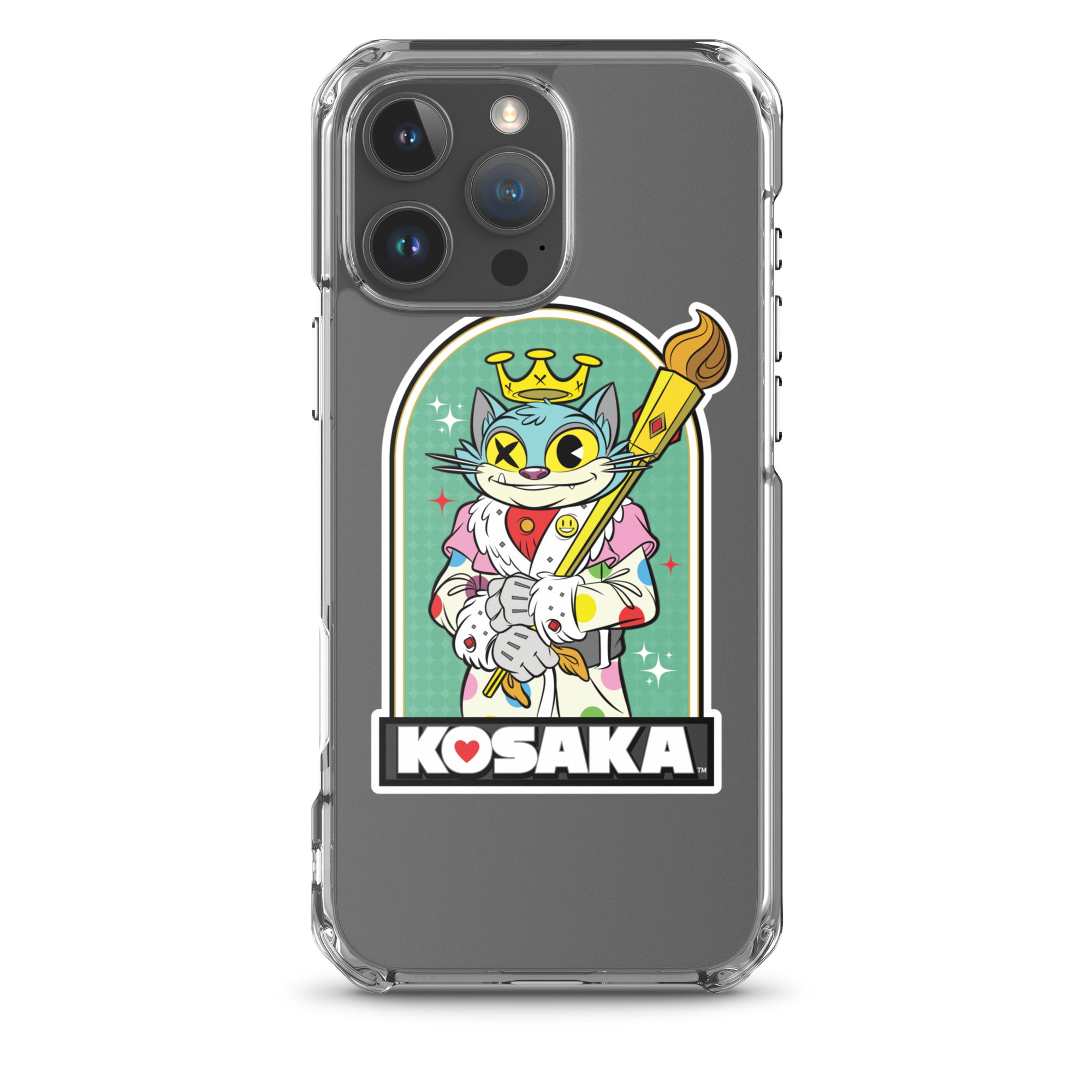 Kosaka King Cat Clear Case for iPhone®