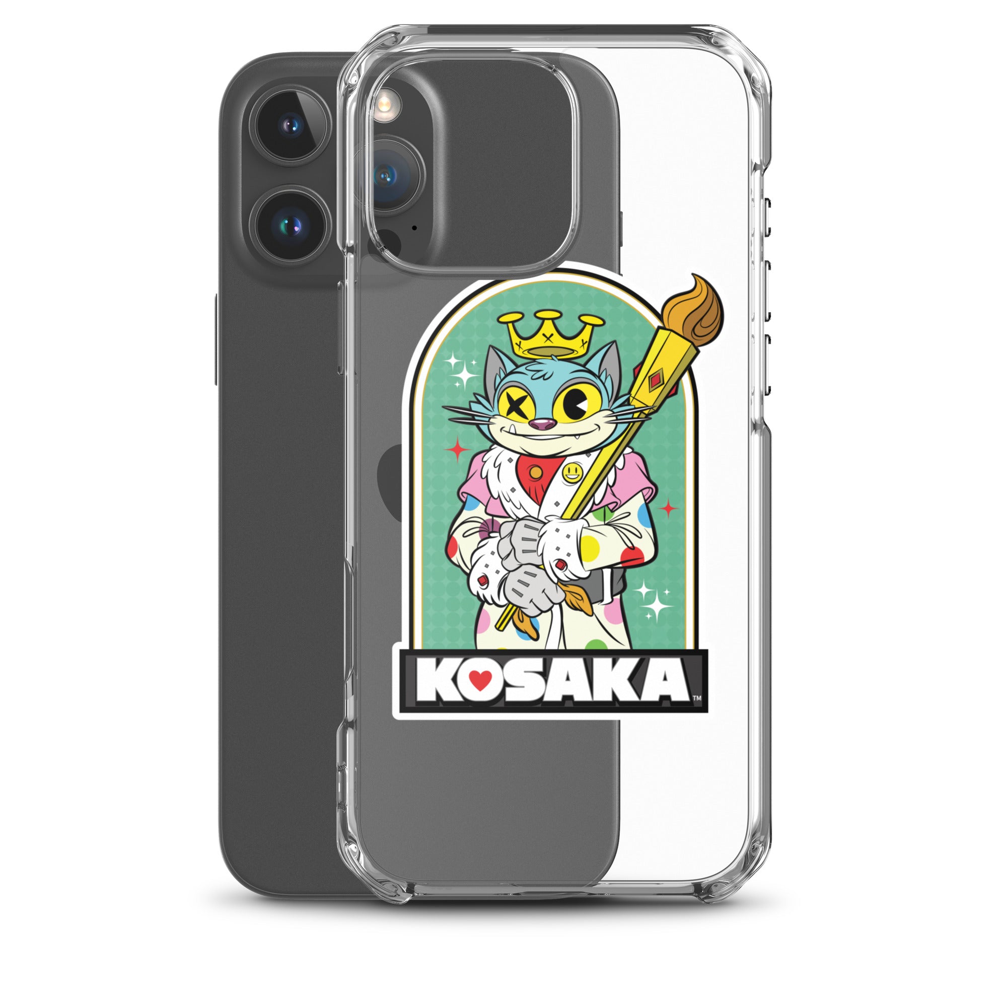Kosaka King Cat Clear Case for iPhone®