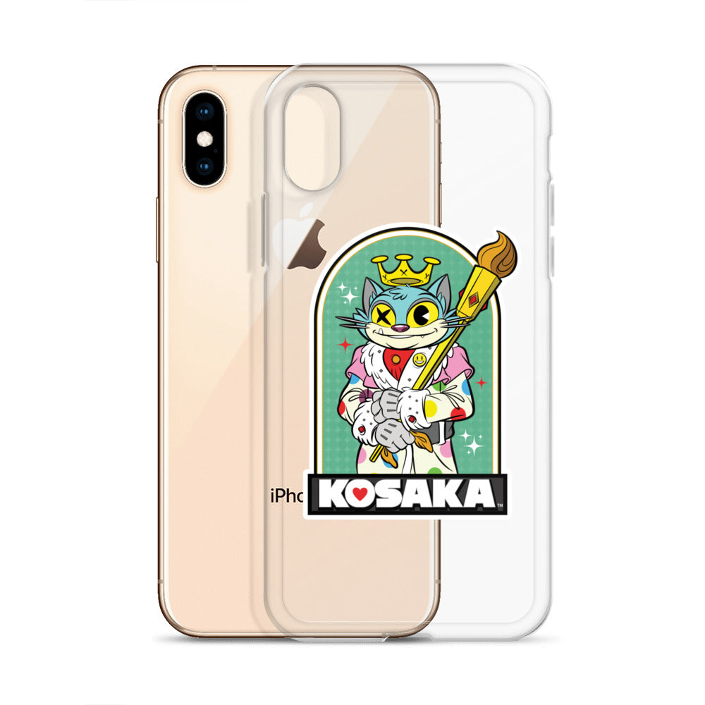 Kosaka King Cat Clear Case for iPhone®