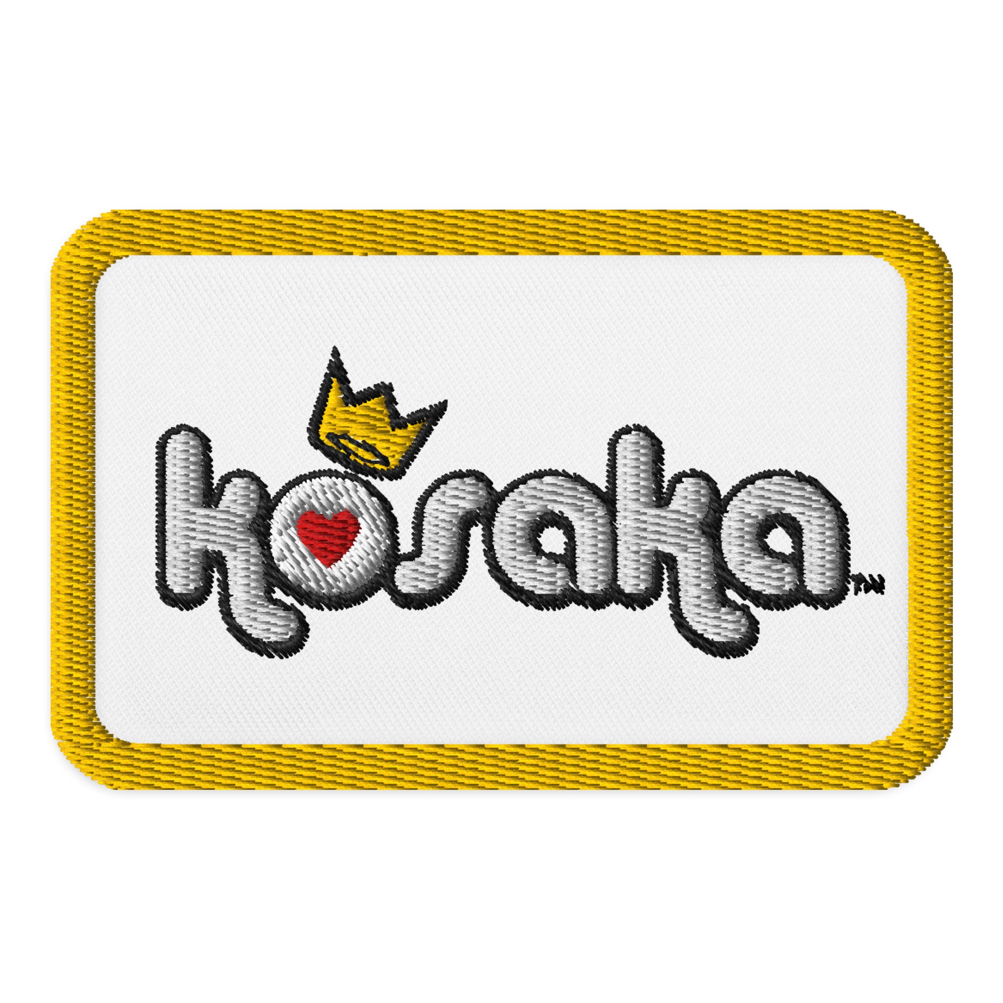 Kosaka Logo Embroidered patches