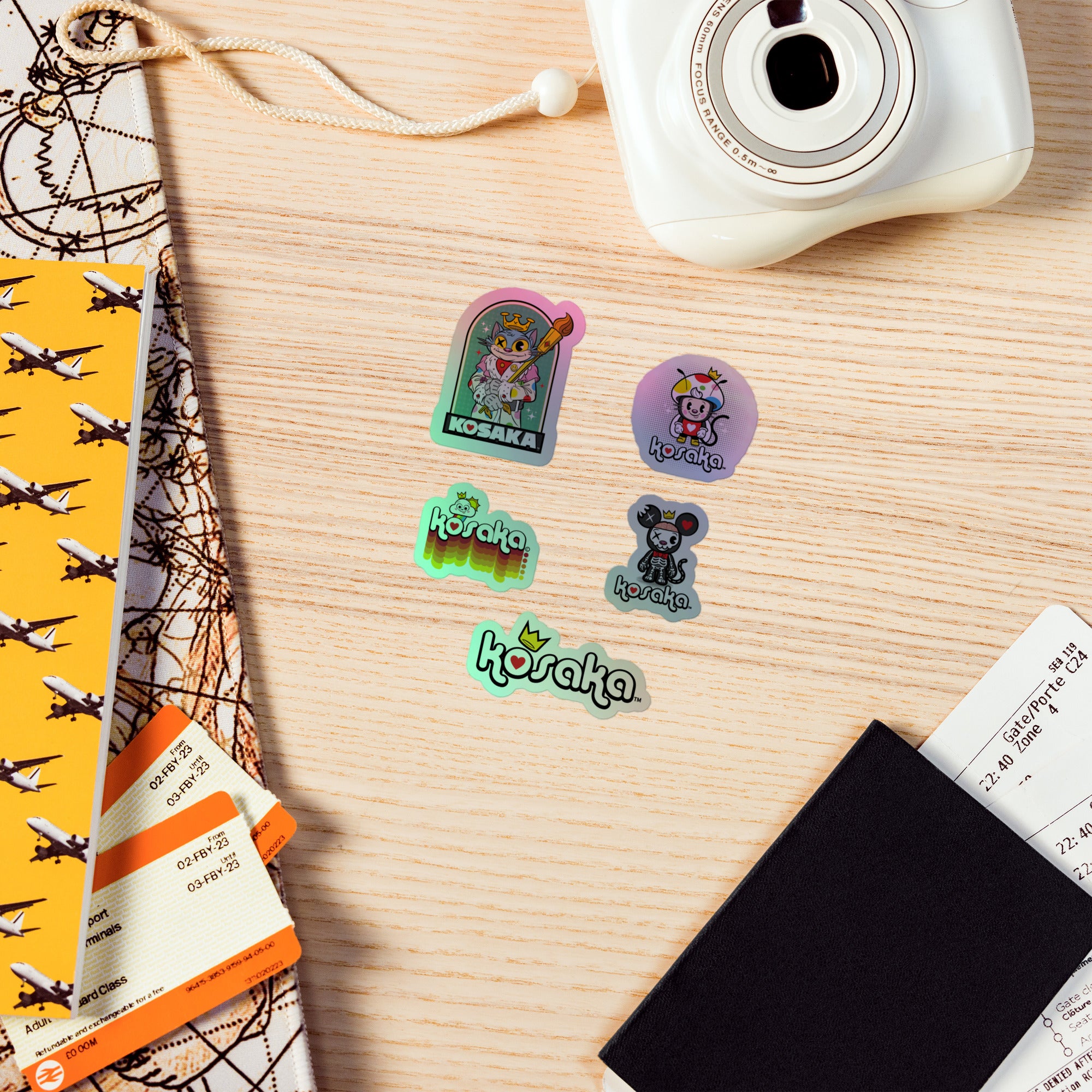 Kosaka Holographic stickers