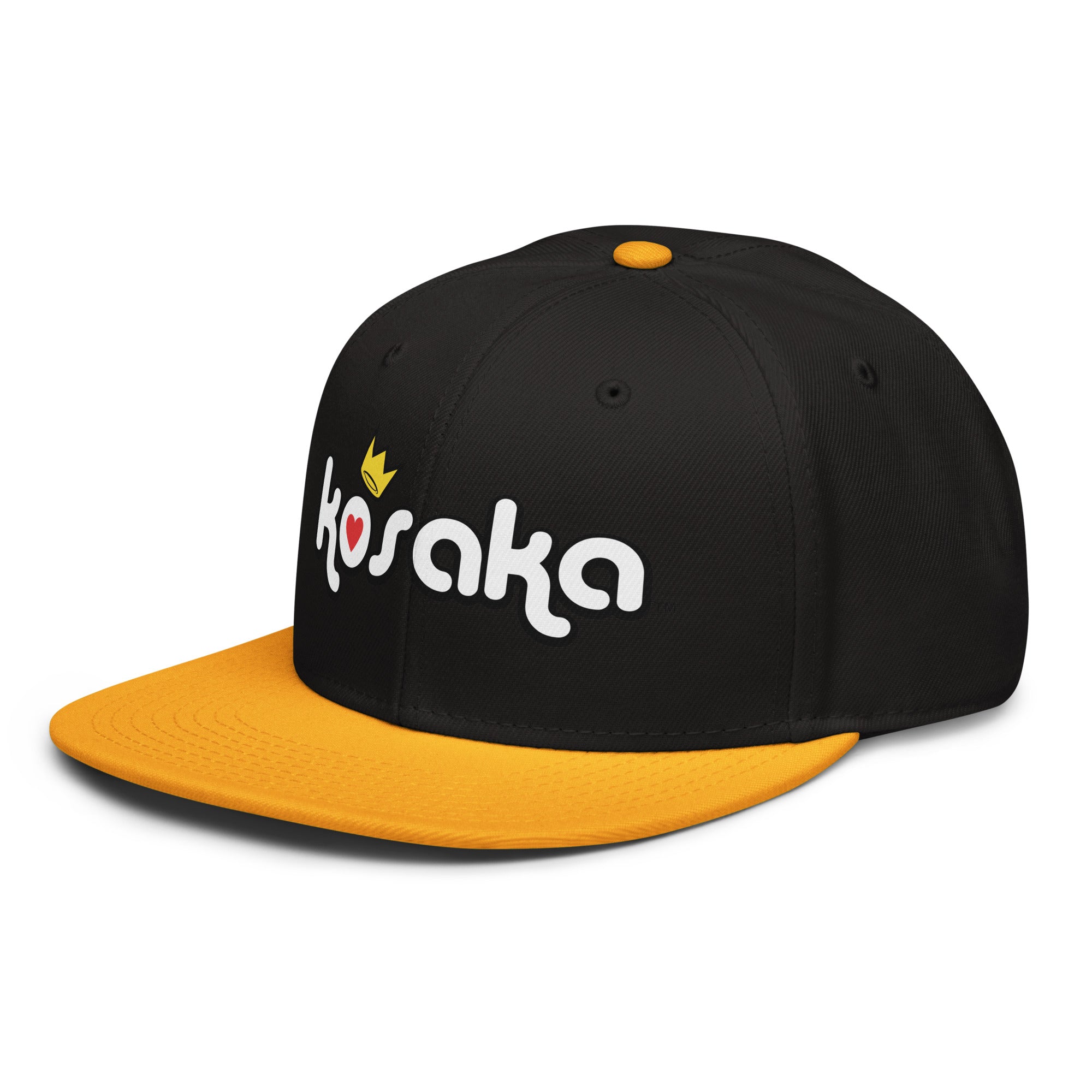 Kosaka Black and Yellow Snapback Hat