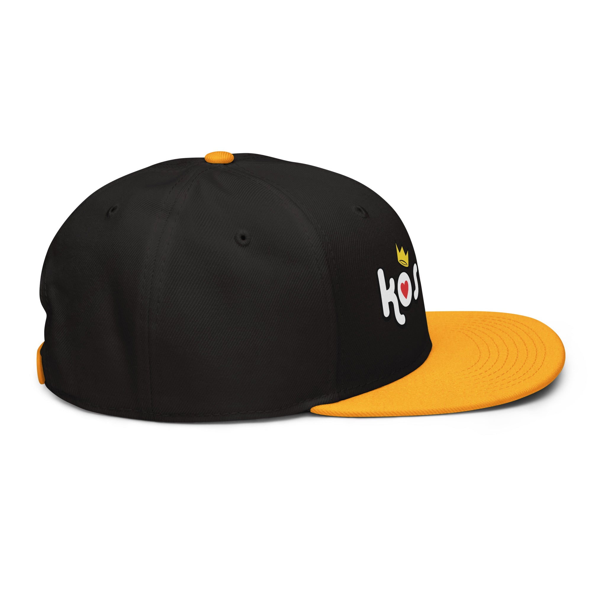 Kosaka Black and Yellow Snapback Hat