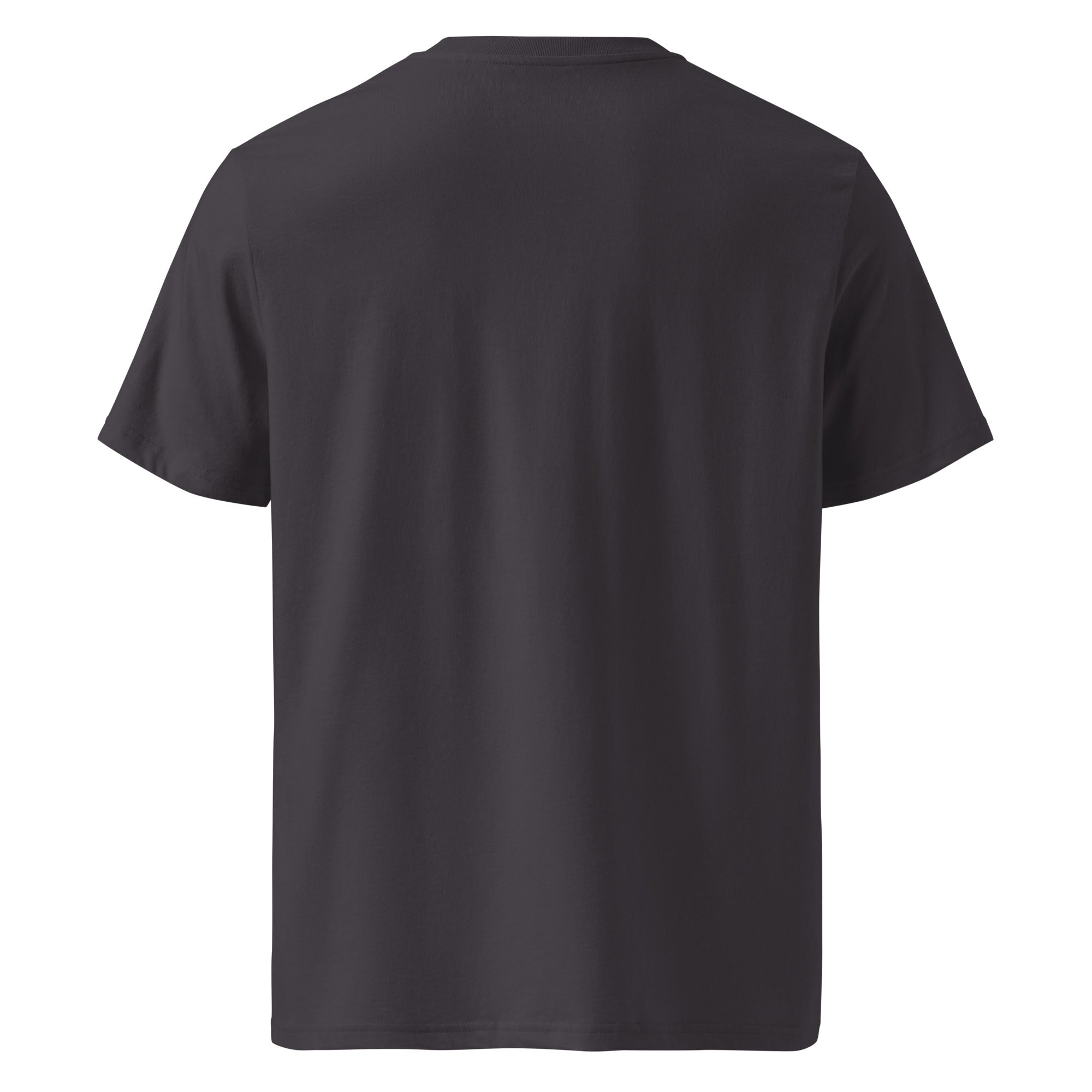 Unisex organic ribbed neck t-shirt