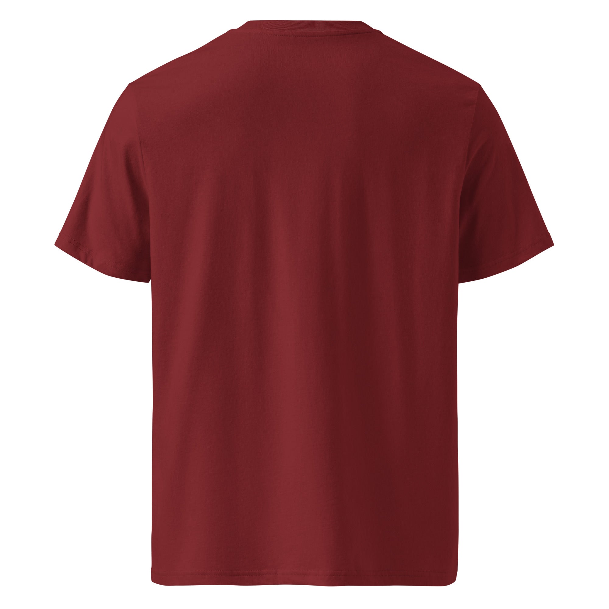 Unisex organic ribbed neck t-shirt
