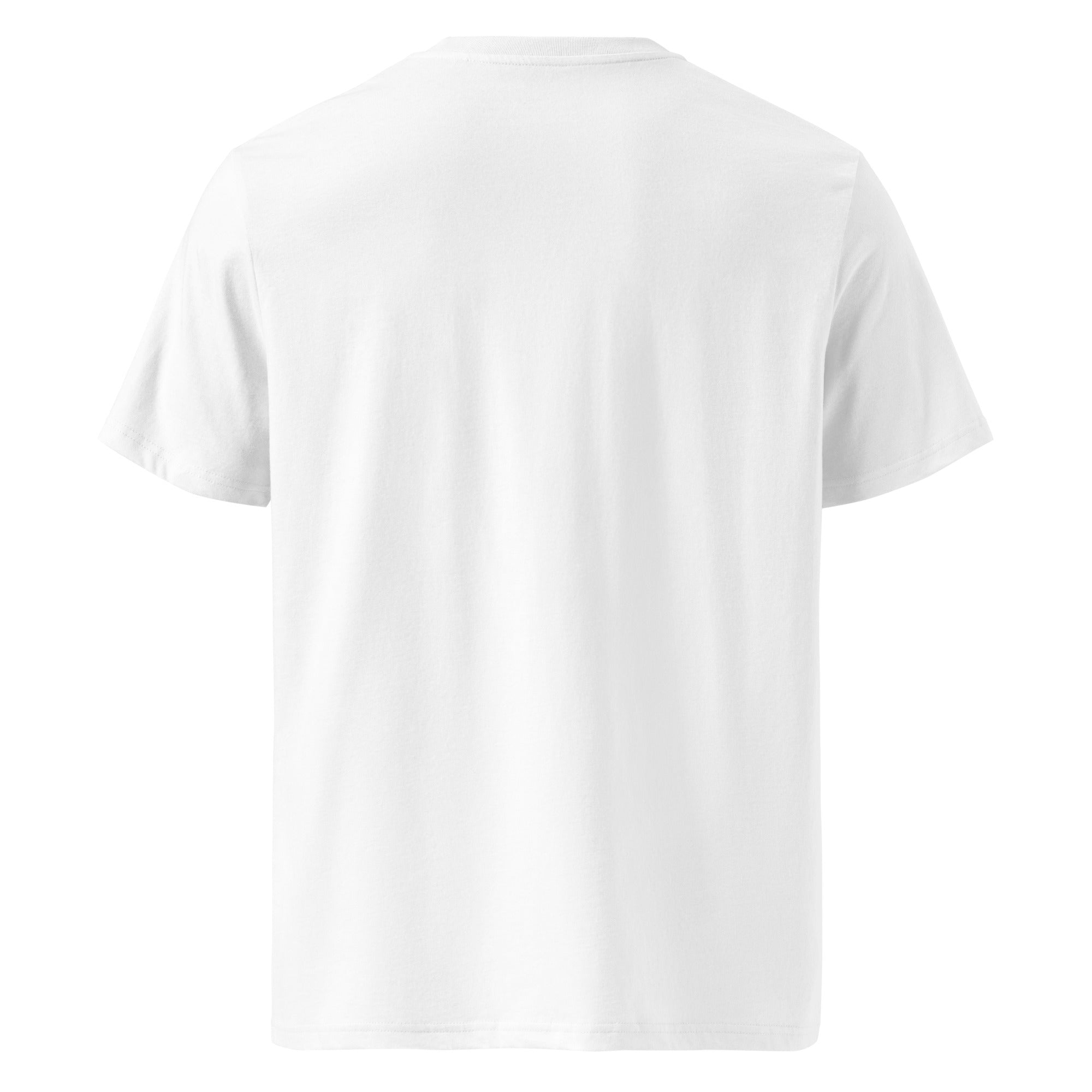 Unisex organic ribbed neck t-shirt