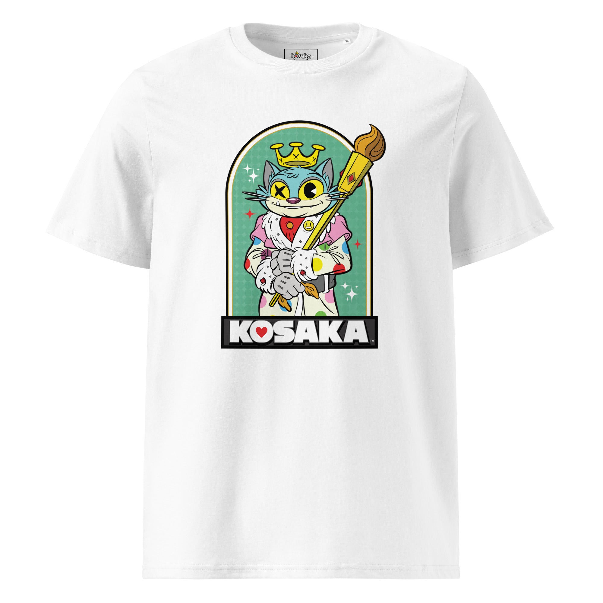 Unisex organic ribbed neck t-shirt