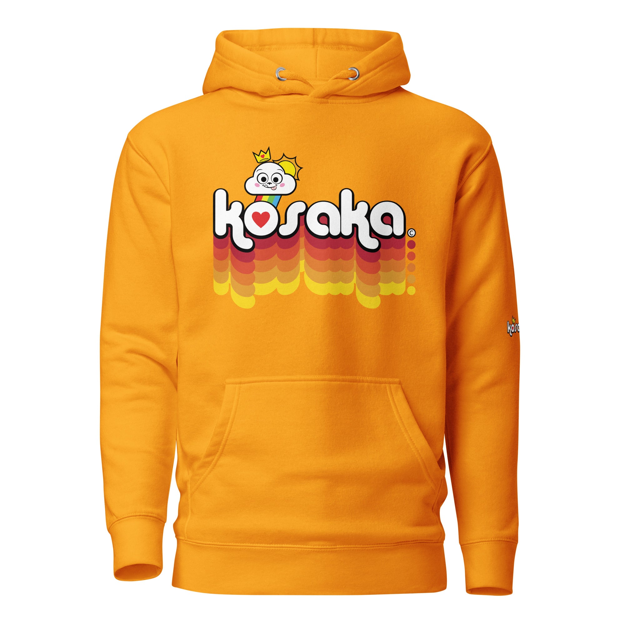 School Bus Yellow Kosaka Logo Unisex Hoodie