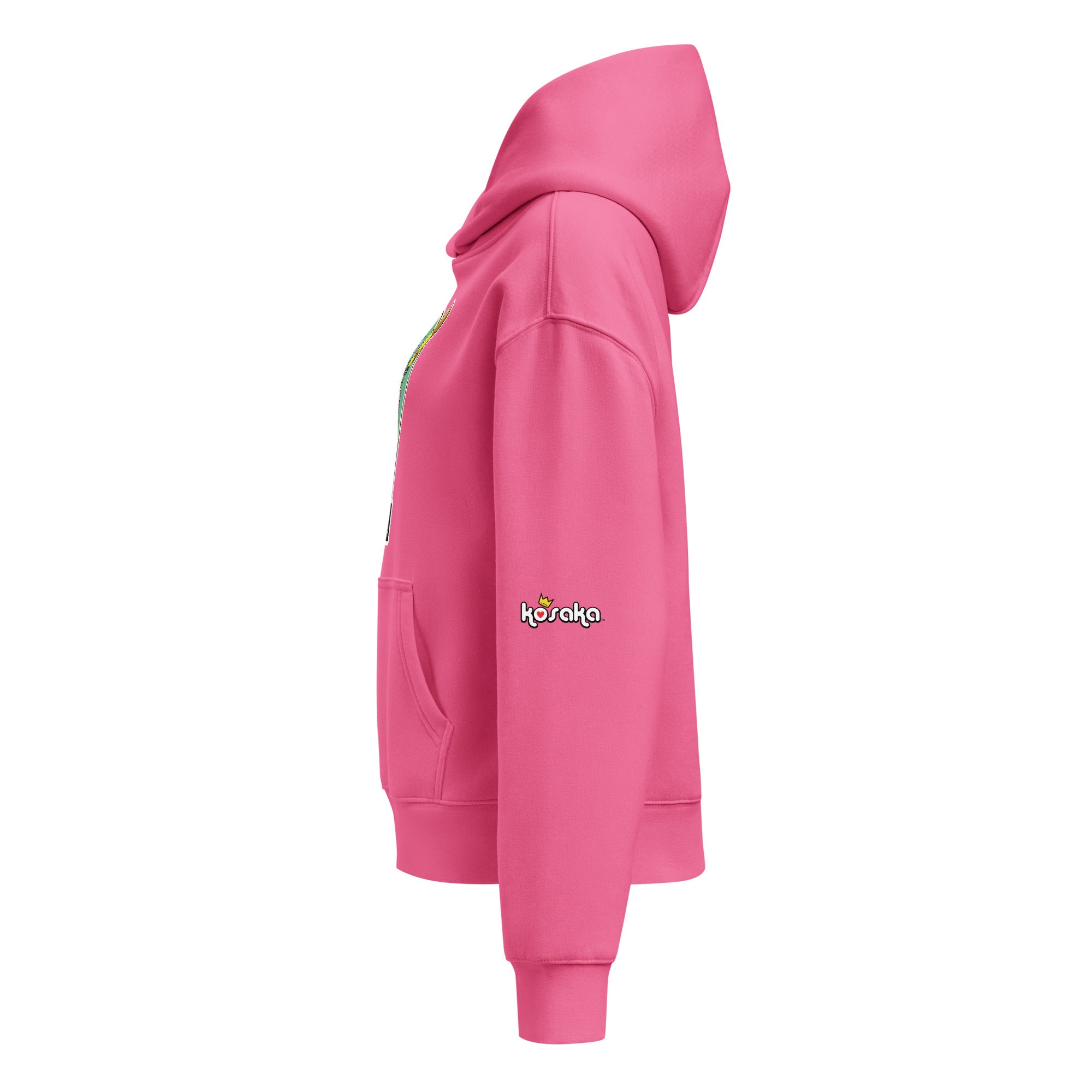 Kosaka King Cat Pink Women’s relaxed hoodie